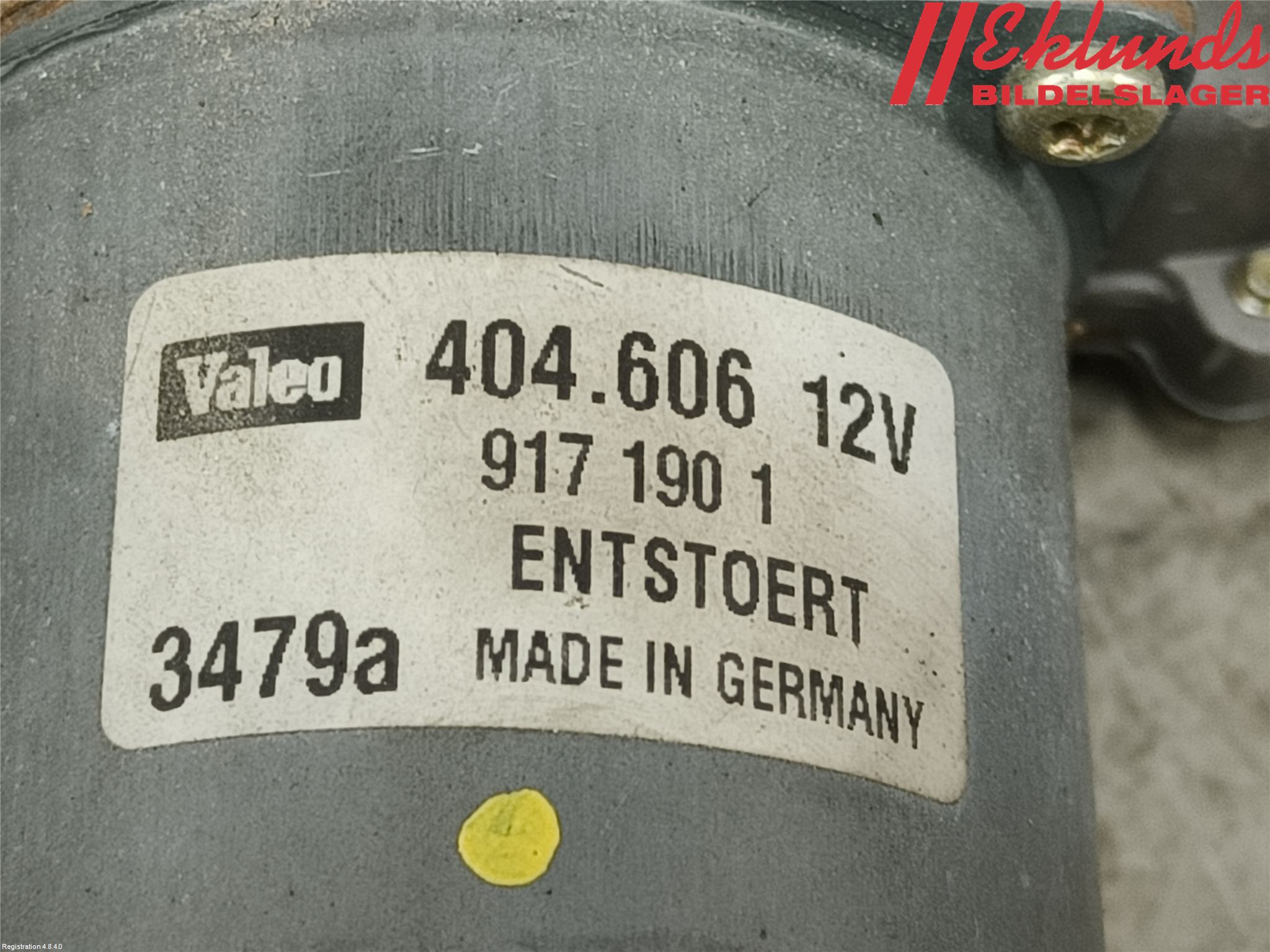 Volvo S80 99-03 Torkarmotor Vindruta