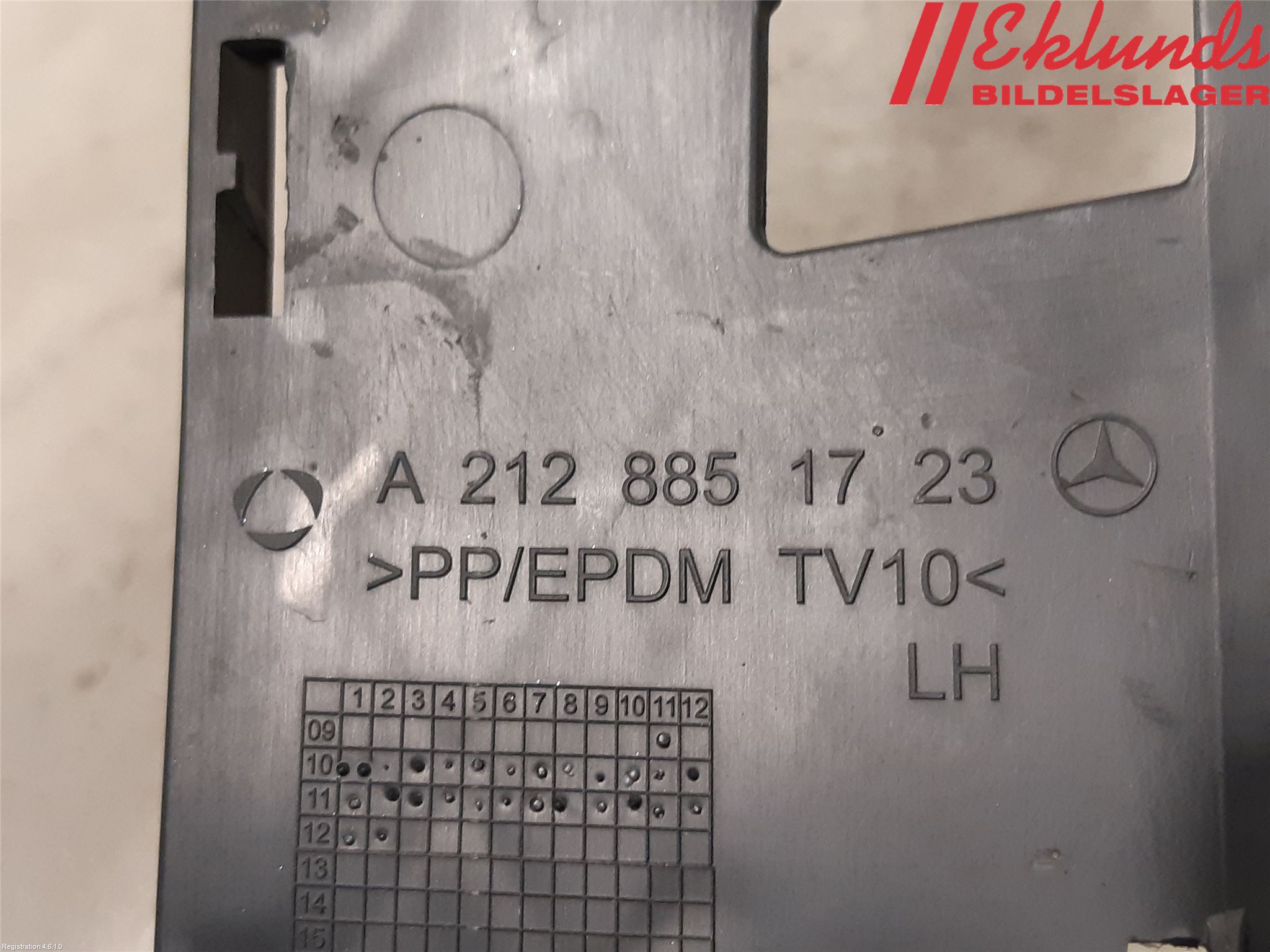 Mercedes-Benz MB E-KLASS (W212) 09-16 Dimljussarg Fram