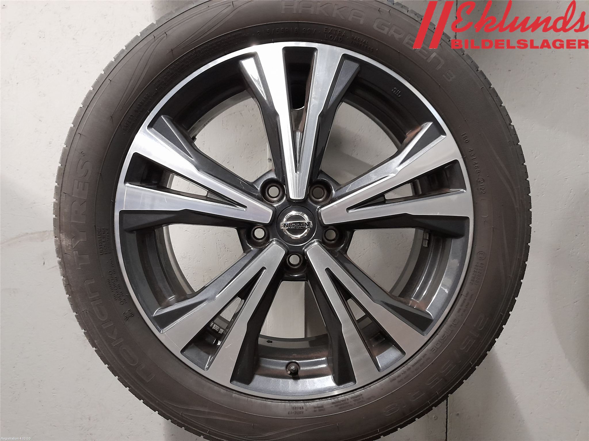Nissan QASHQAI 17-21 Sommardäck Alumfälg 4St