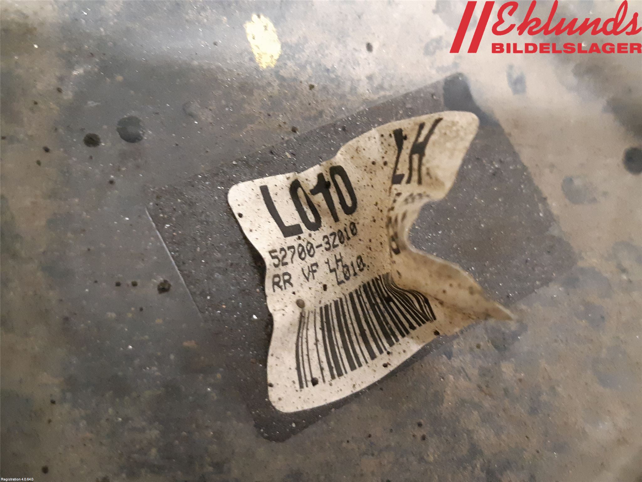 Hyundai i40 16-18 Bromssköld Bak