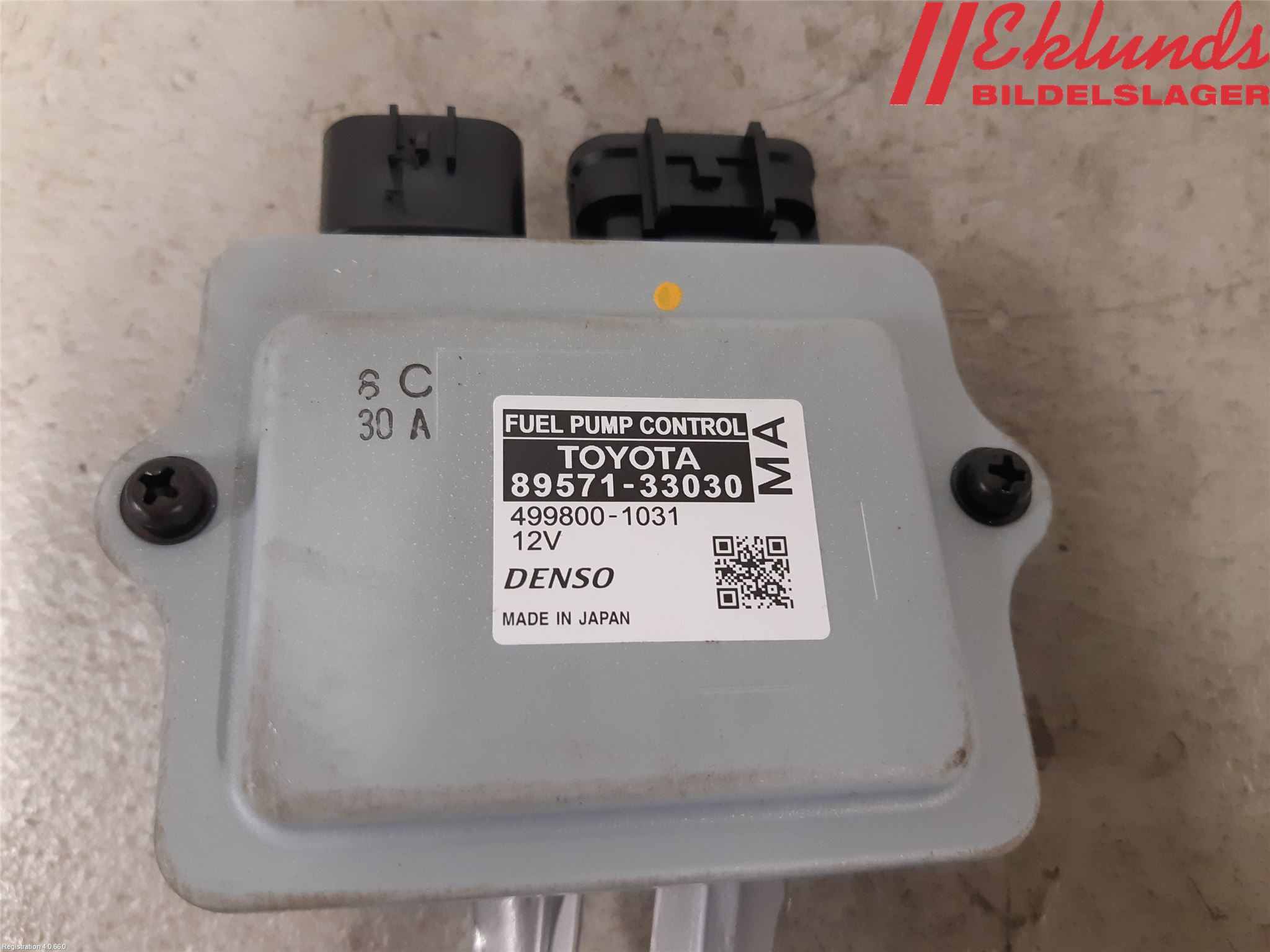 Toyota CAMRY 19-24 Styrenhet Bränslepump