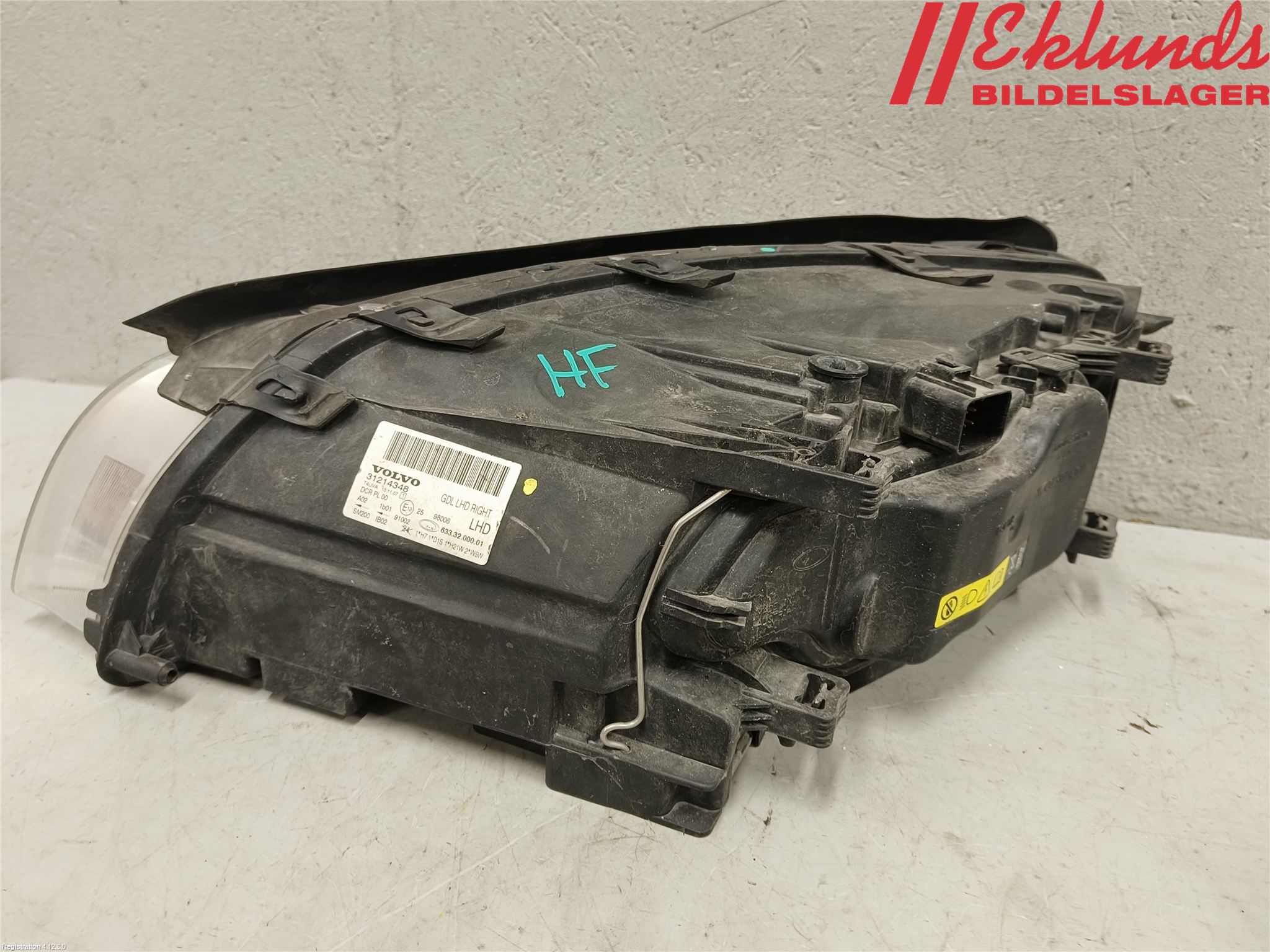 Volvo V70 08-13 Strålkastare Höger