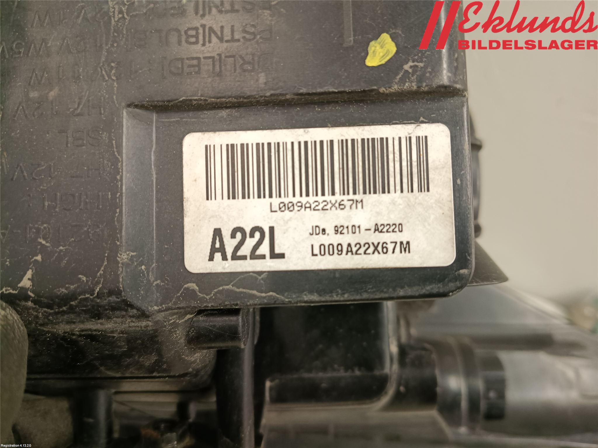 Kia CEED 12-18 Strålkastare Vänster