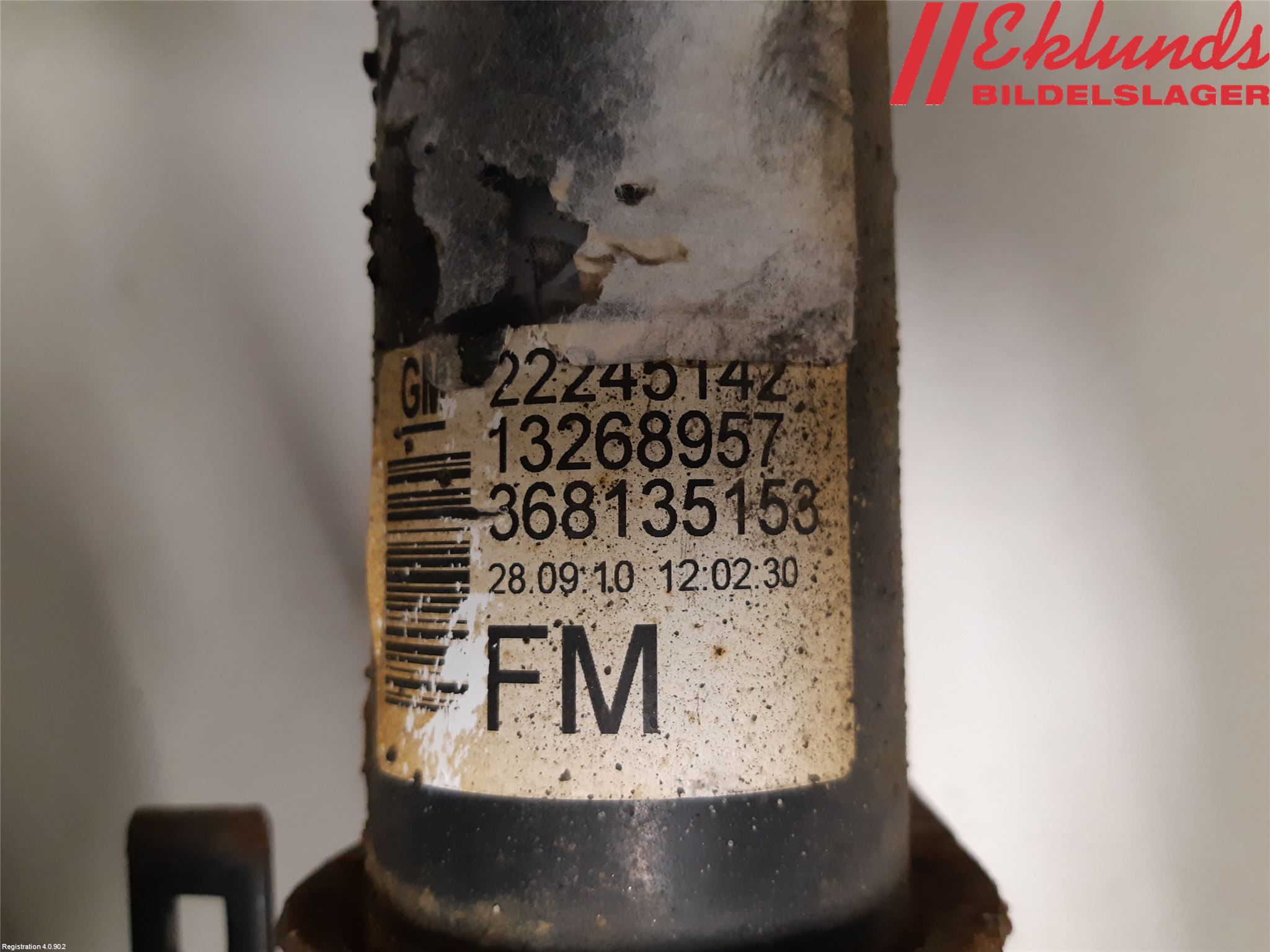 Opel MERIVA B 10-17 Fjäderben Fram Höger