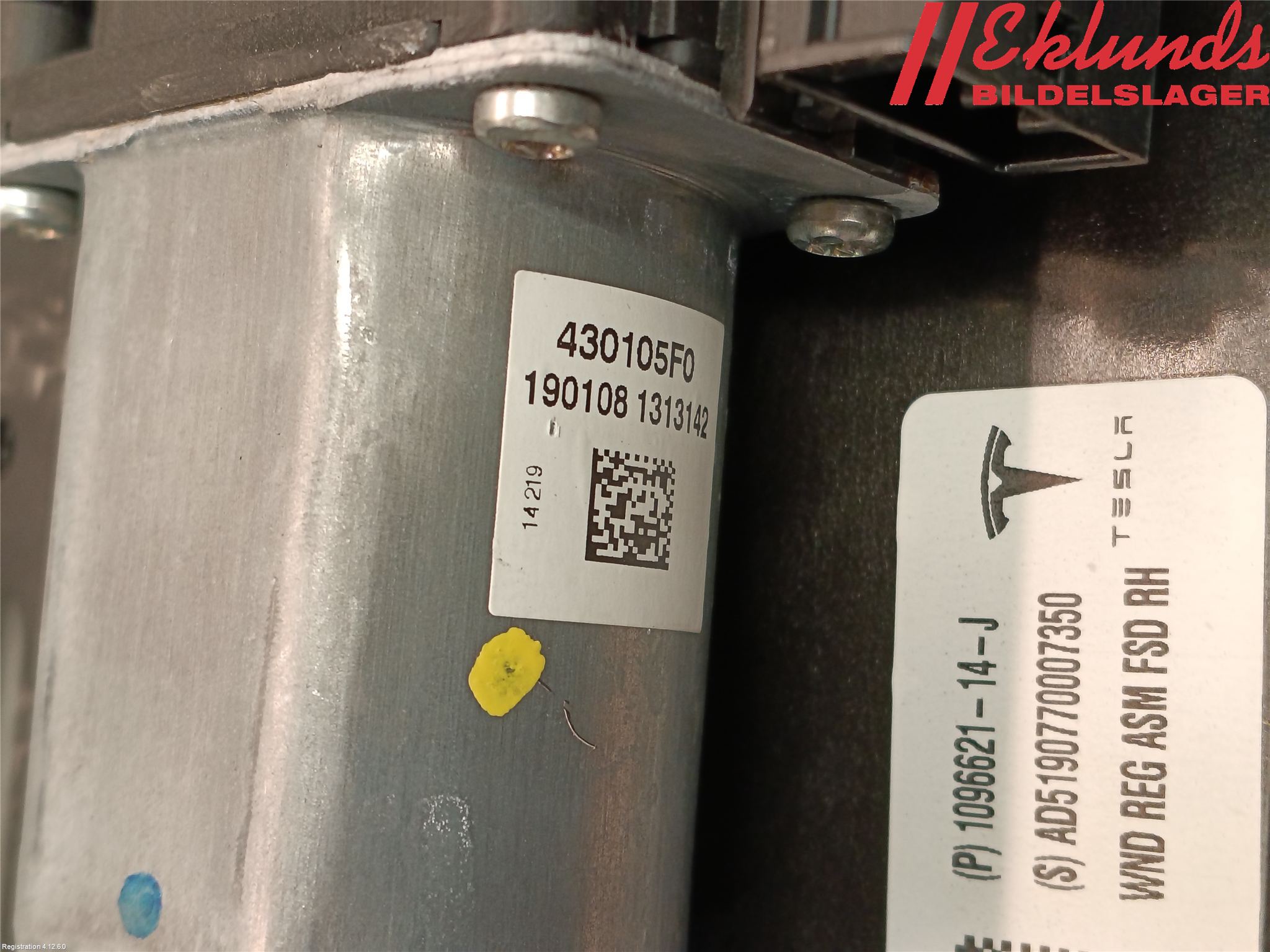 Tesla MODEL 3 17- Fönsterhiss El Kompl