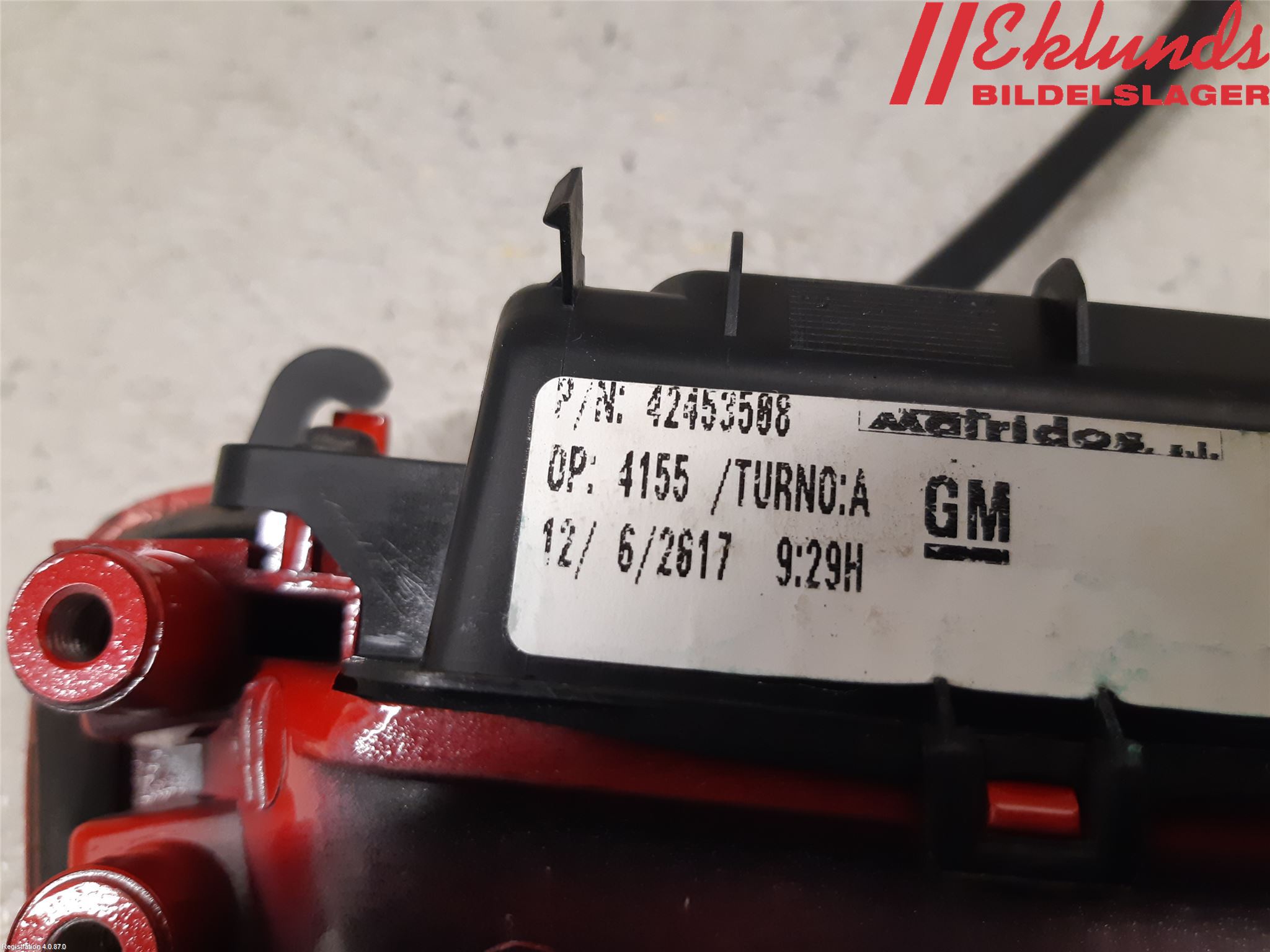 Opel MOKKA 13-20 Bakluckehandtag