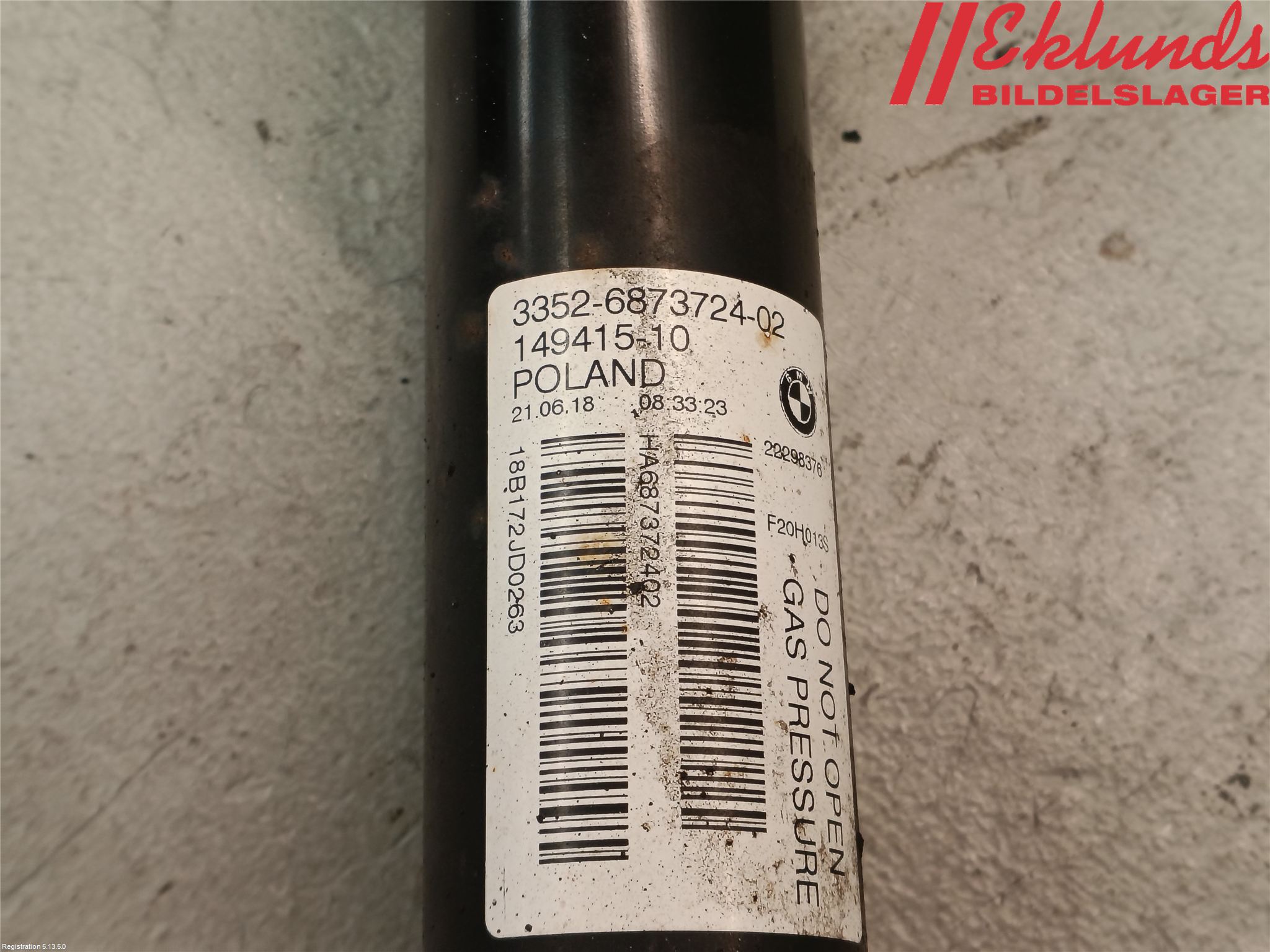 BMW 1 F20/F21 11-19 Stötdämpare Bak