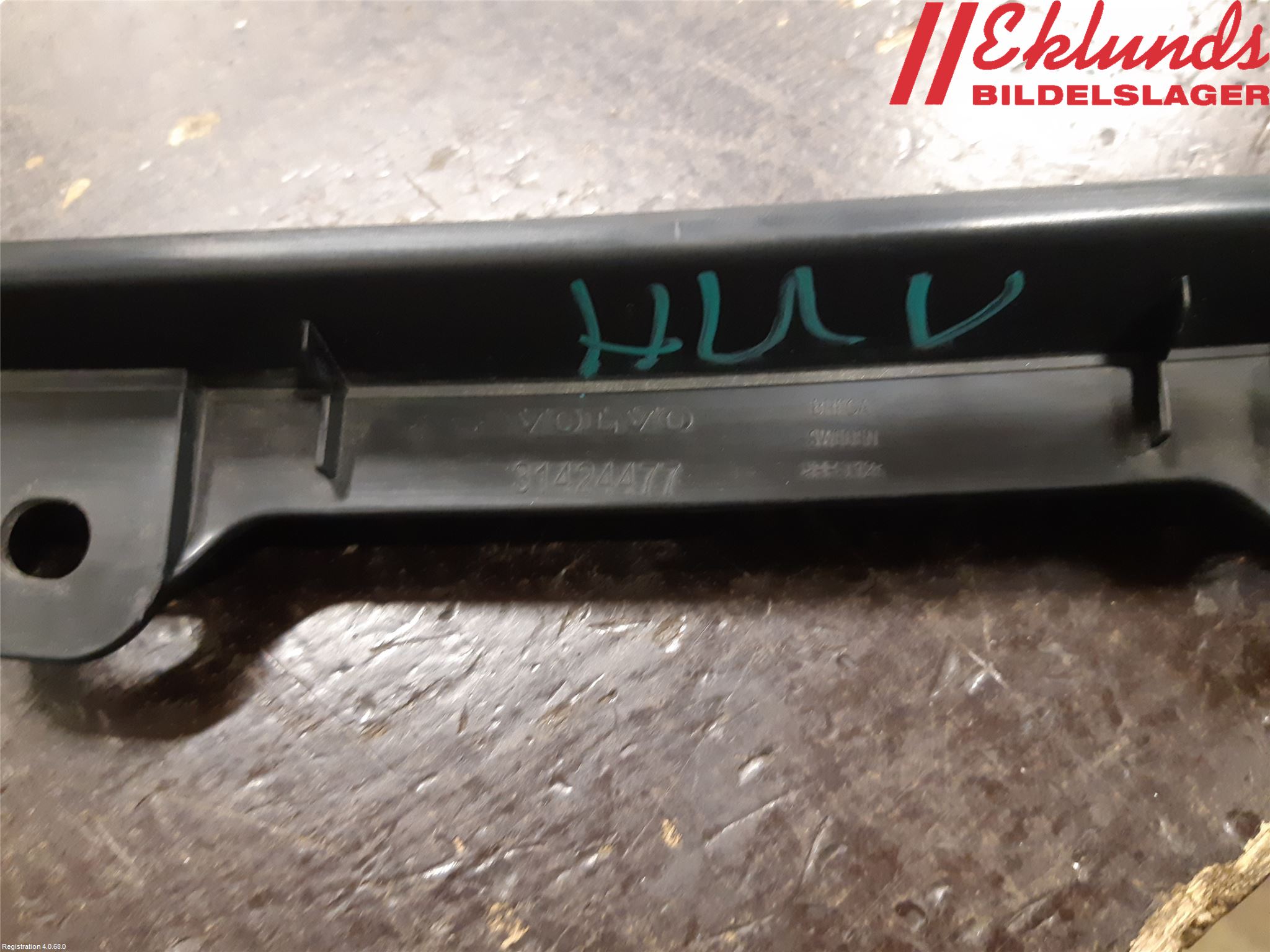 Volvo XC90/RECHARGE 16- Torpedplåt-Torpedplast