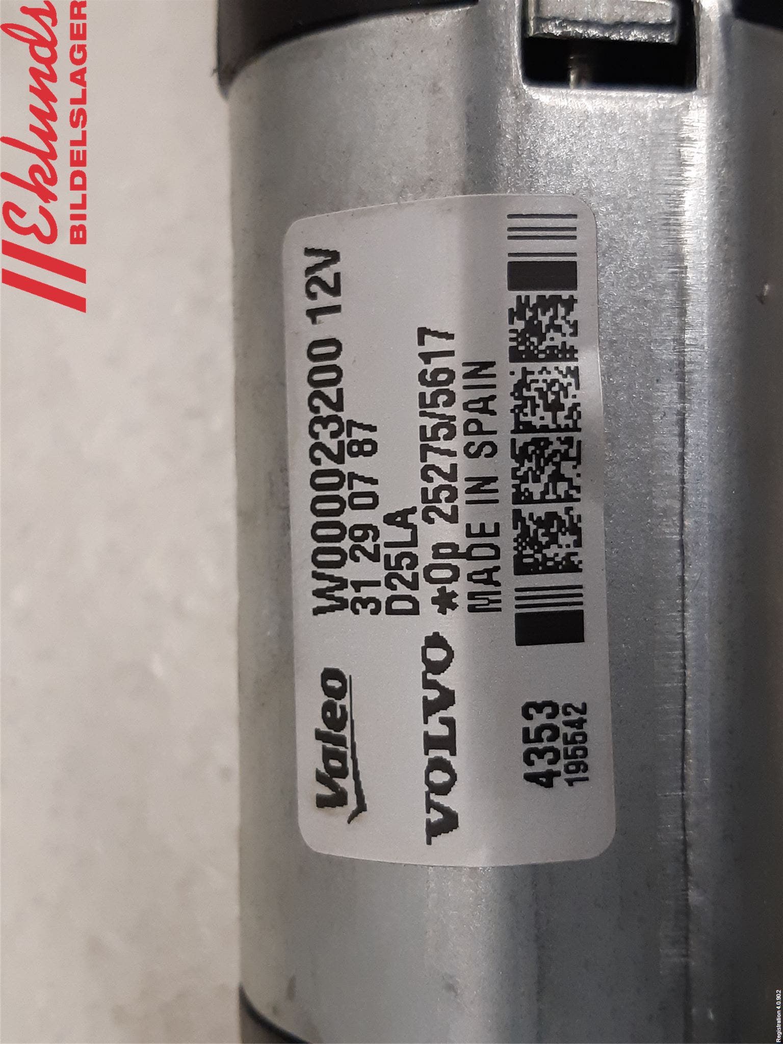 Volvo V70 14-16 Torkarmotor Baklucka