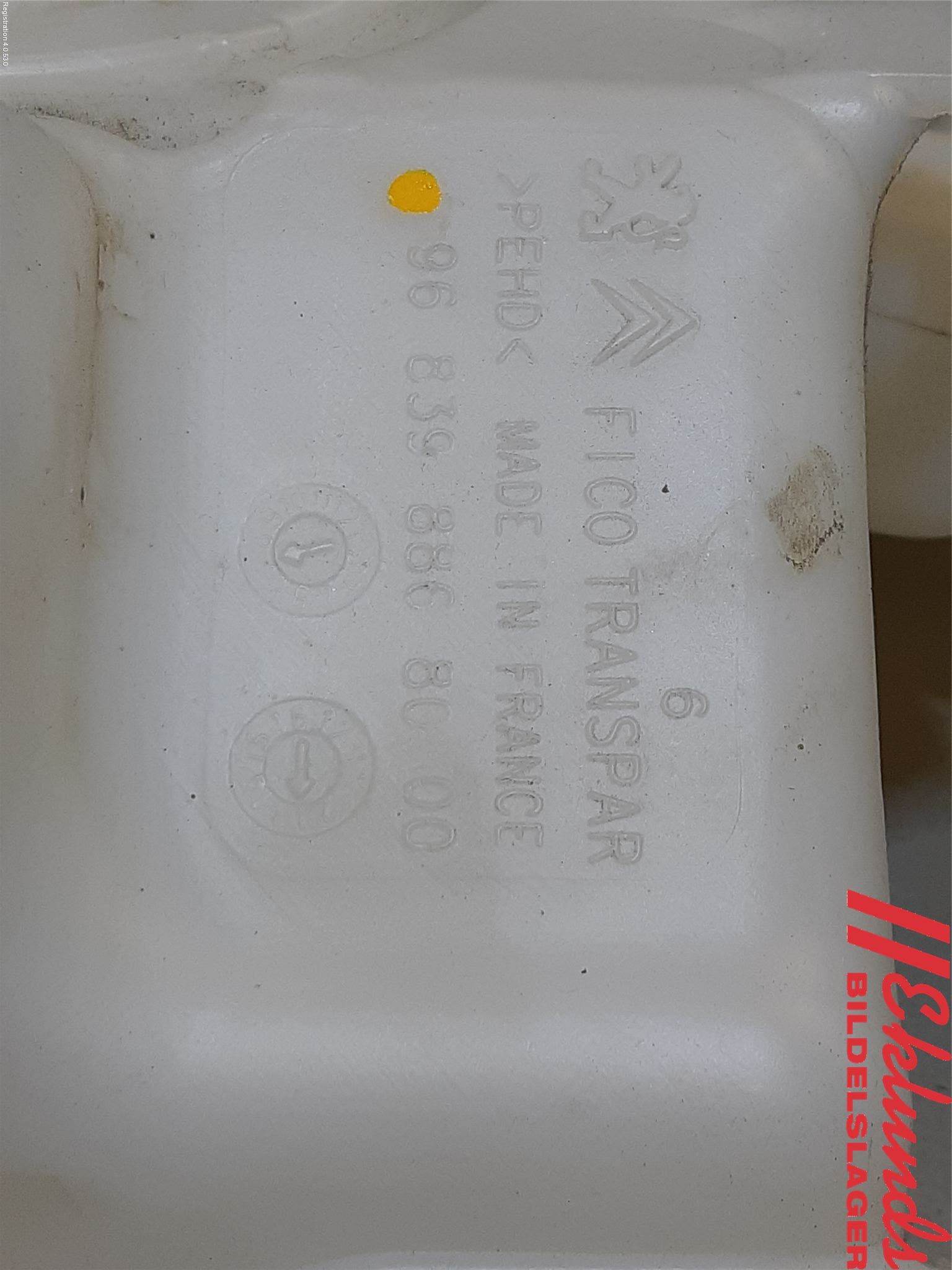 Citroen DS3 Spolartank Vindruta