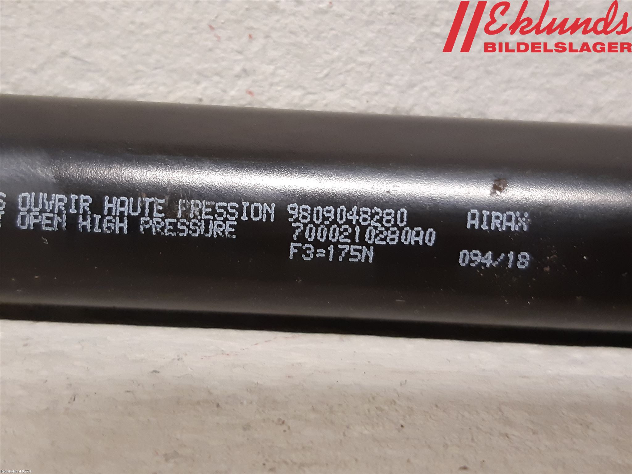 Toyota PROACE II 16- Gasfjäder Övrigt