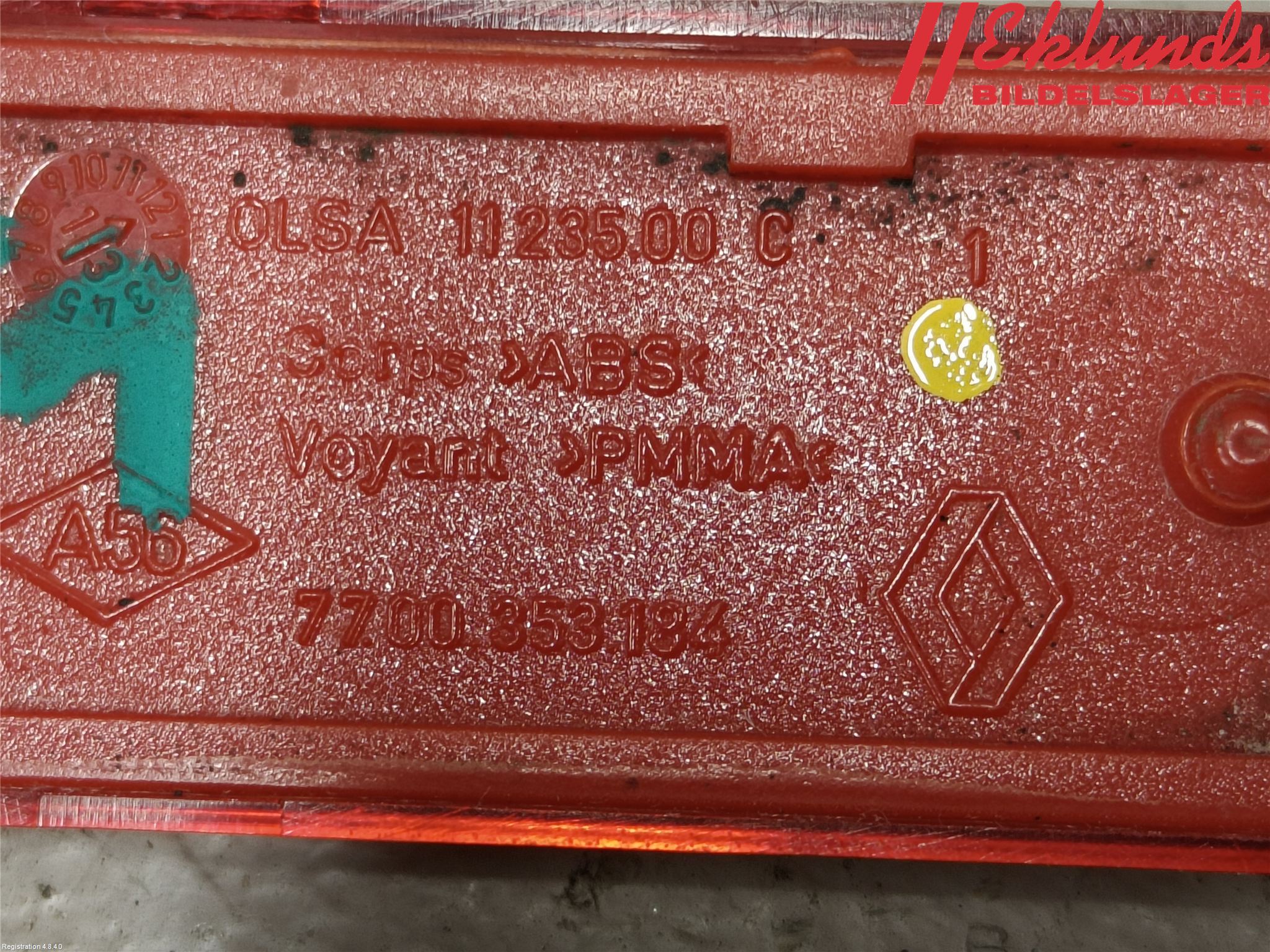 Renault TRAFIC/E-TECH 15- Dimljus/Reflex Bak