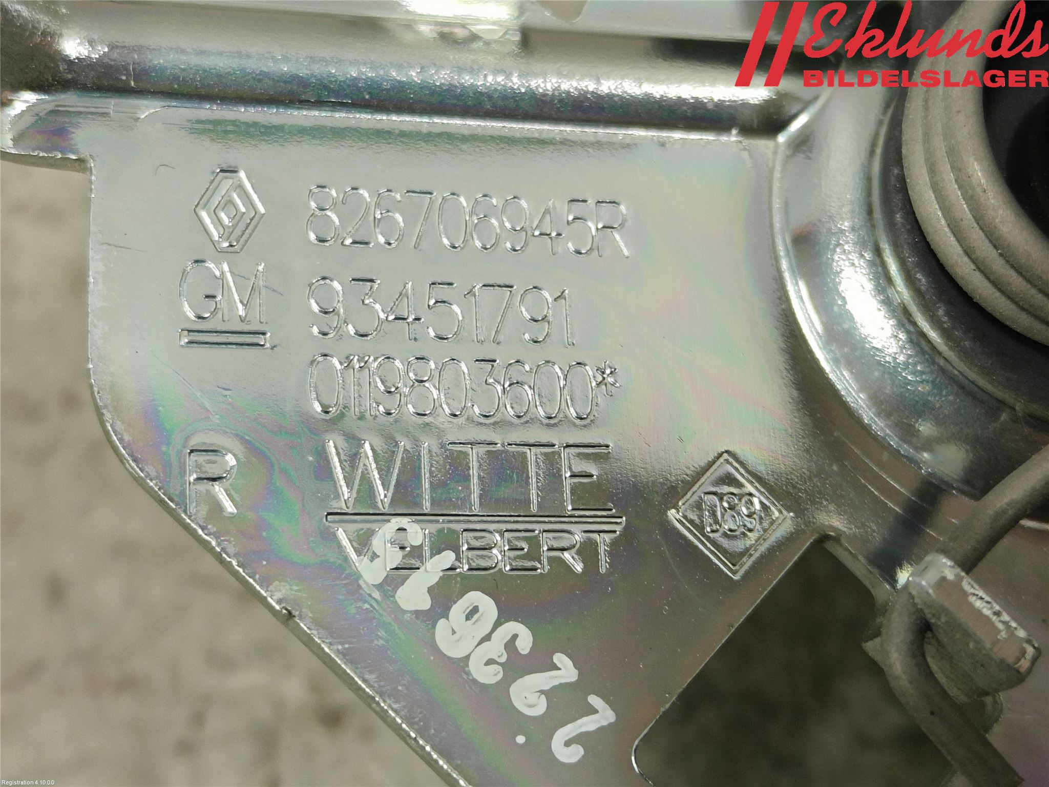 Renault TRAFIC/E-TECH 15- Dörrhandtag Inre Hö