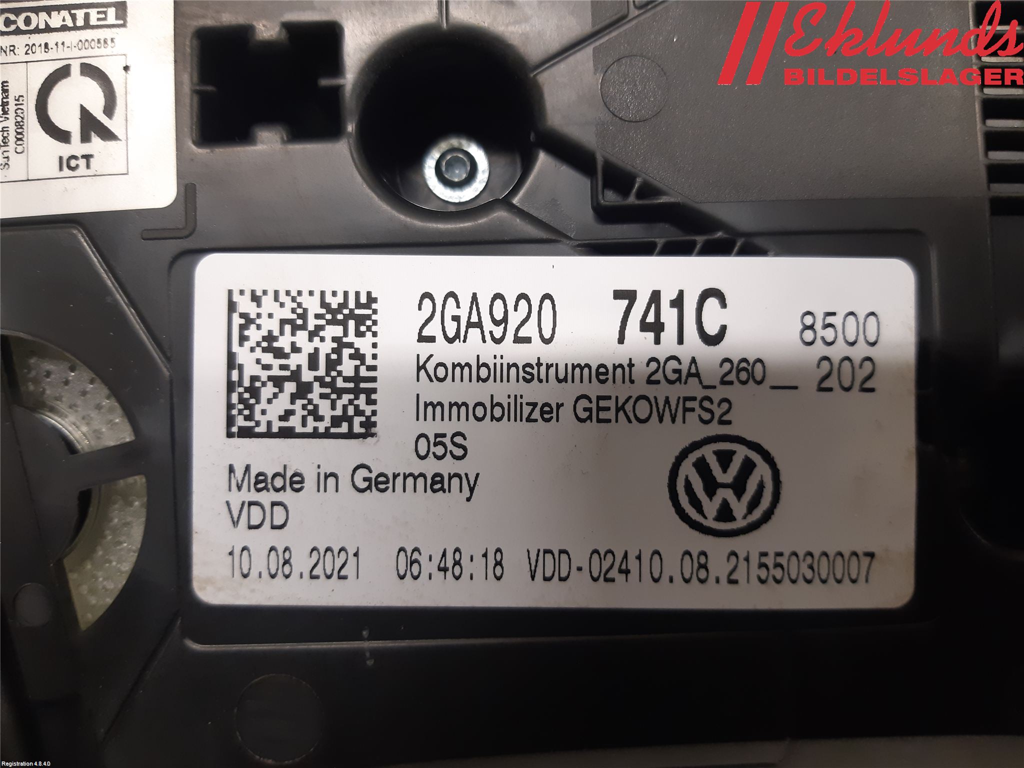 Volkswagen VW T-ROC 18- Instrument Komb