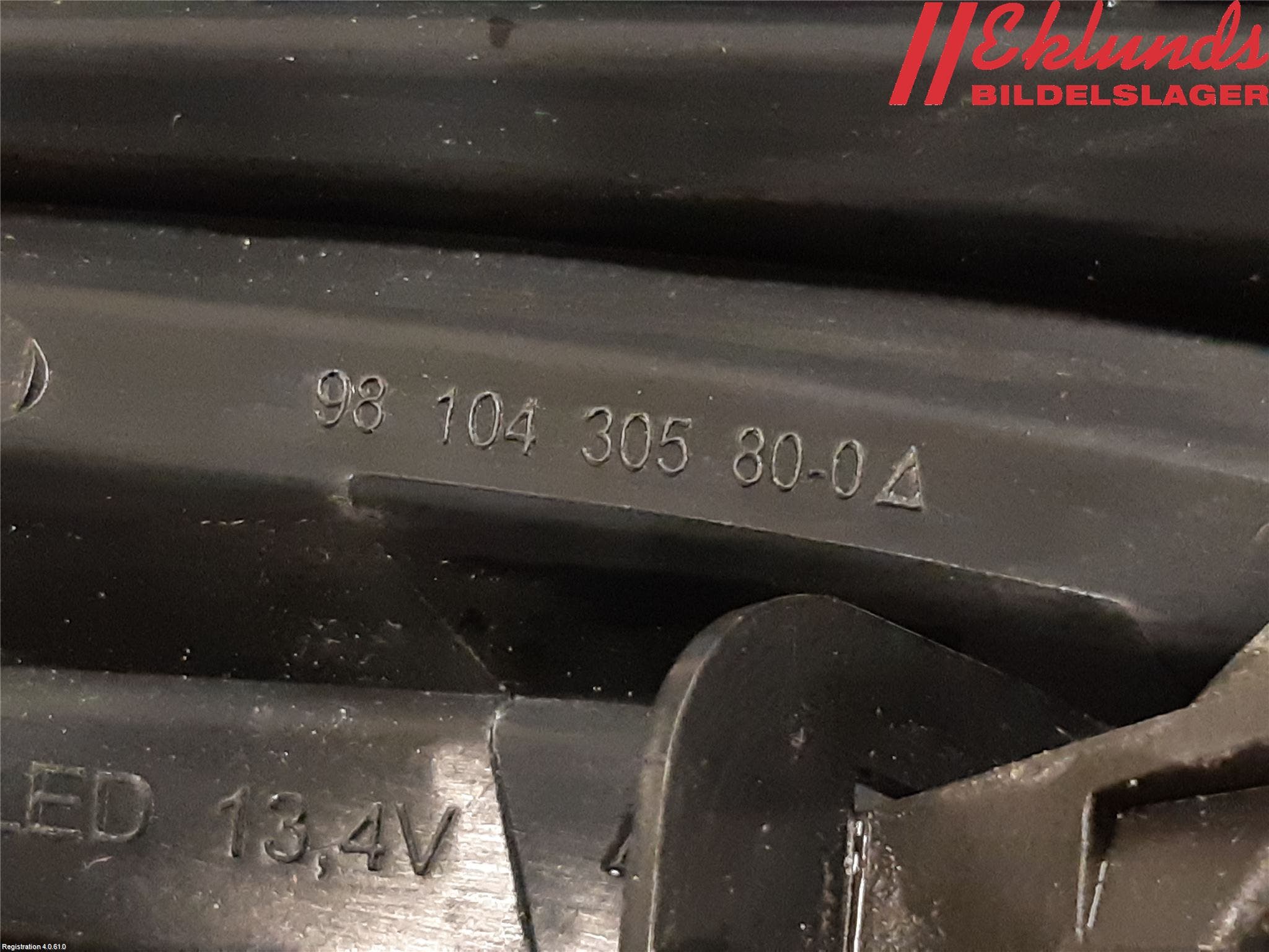 Peugeot PEUGOT 208 16-19 Bakljus Höger