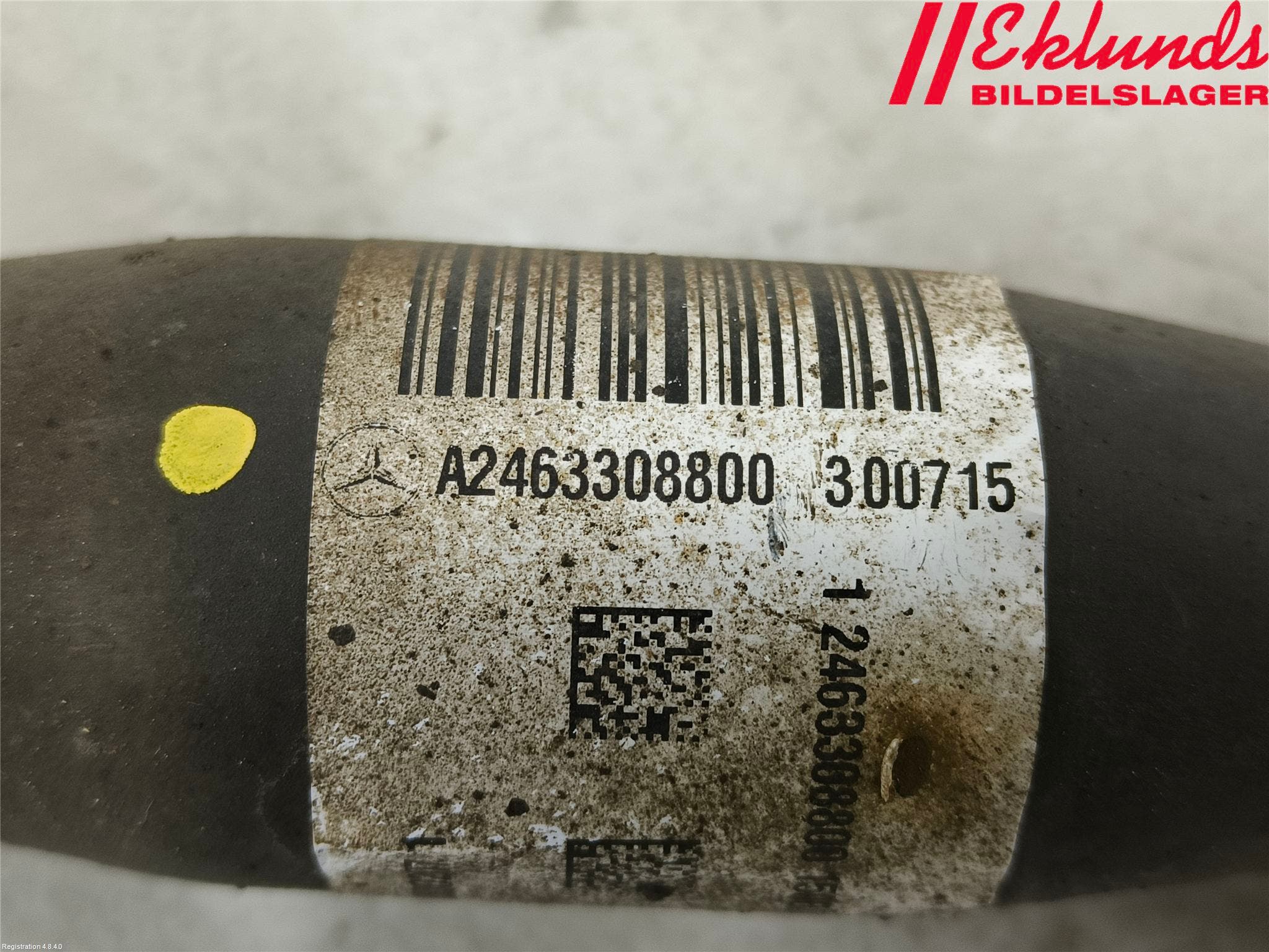 Mercedes-Benz MB B-KLASS (W246/W242) 12-19 Drivaxel Fram Vänster