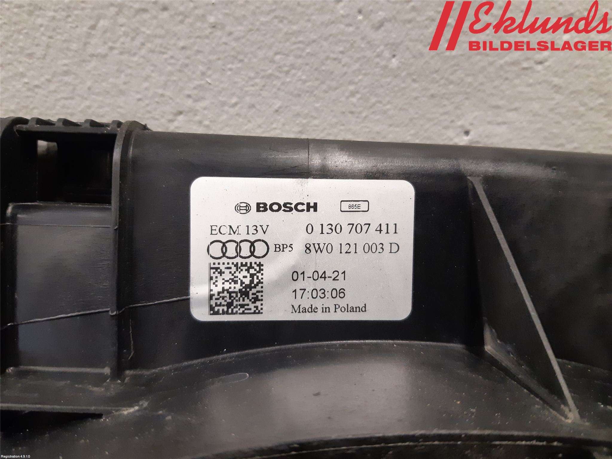 Audi Q7/SQ7 Kylfläkt El