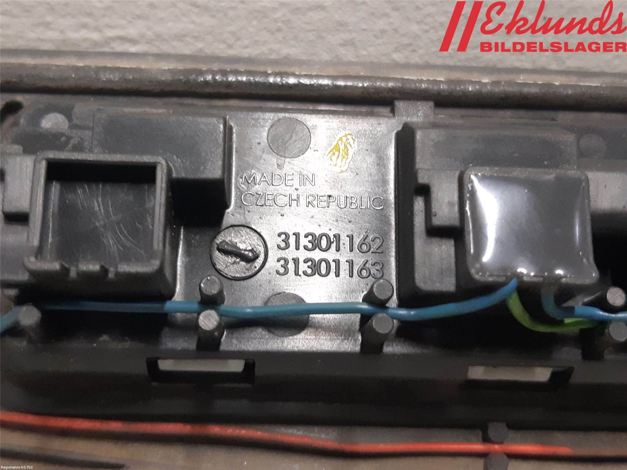 Volvo V70 08-13 Bakluckehandtag