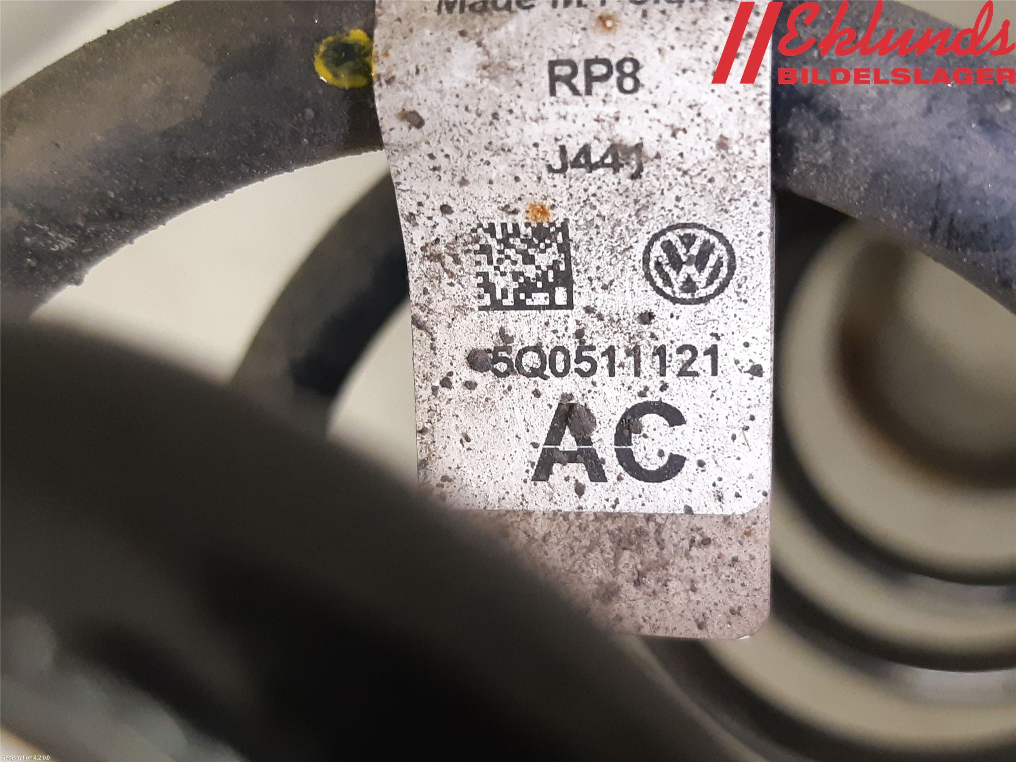Volkswagen VW GOLF / E-GOLF VII 13-20 Fjäder Bak