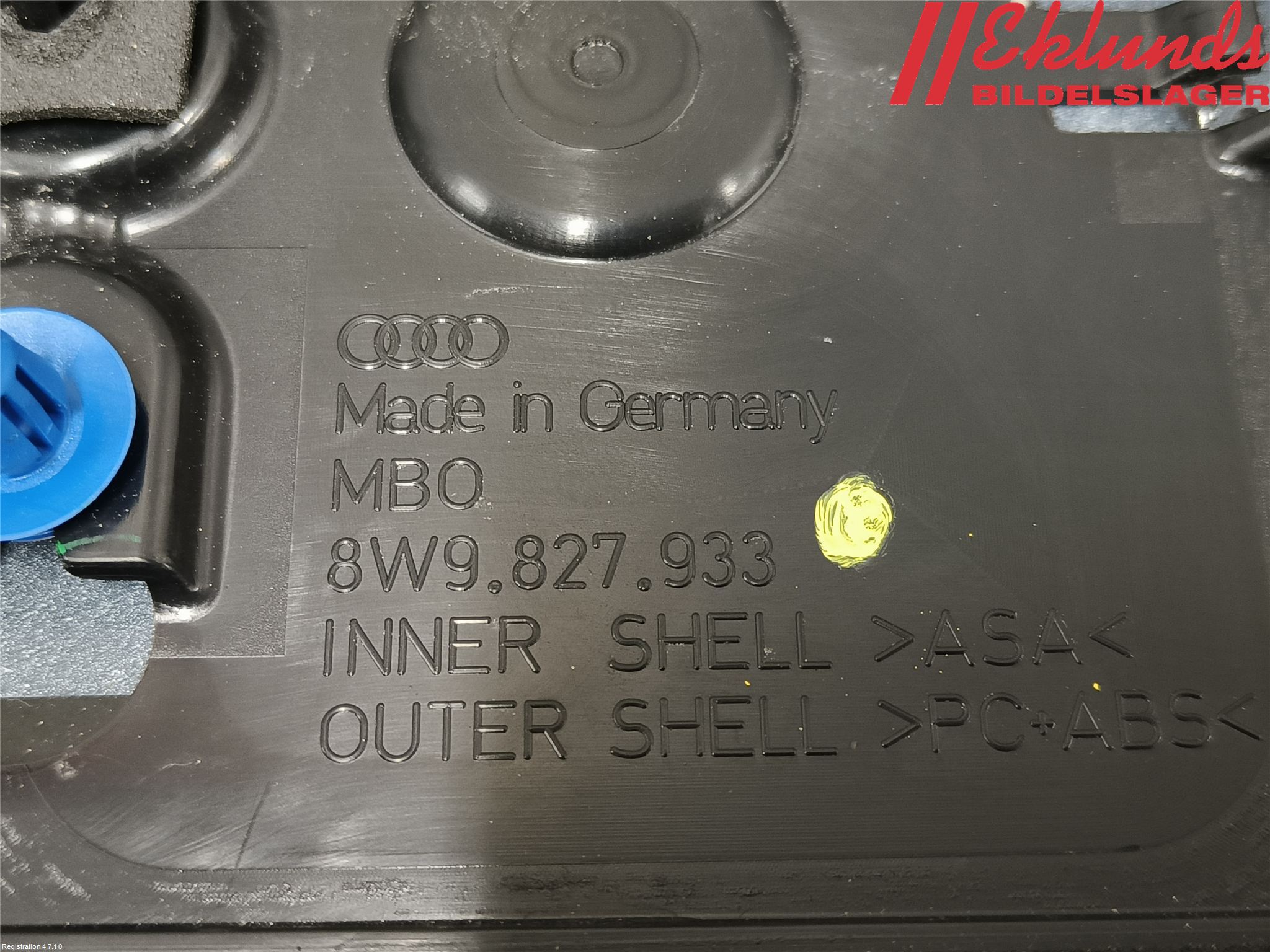 Audi A4/S4 B9 16-19 Spoiler Baklucka