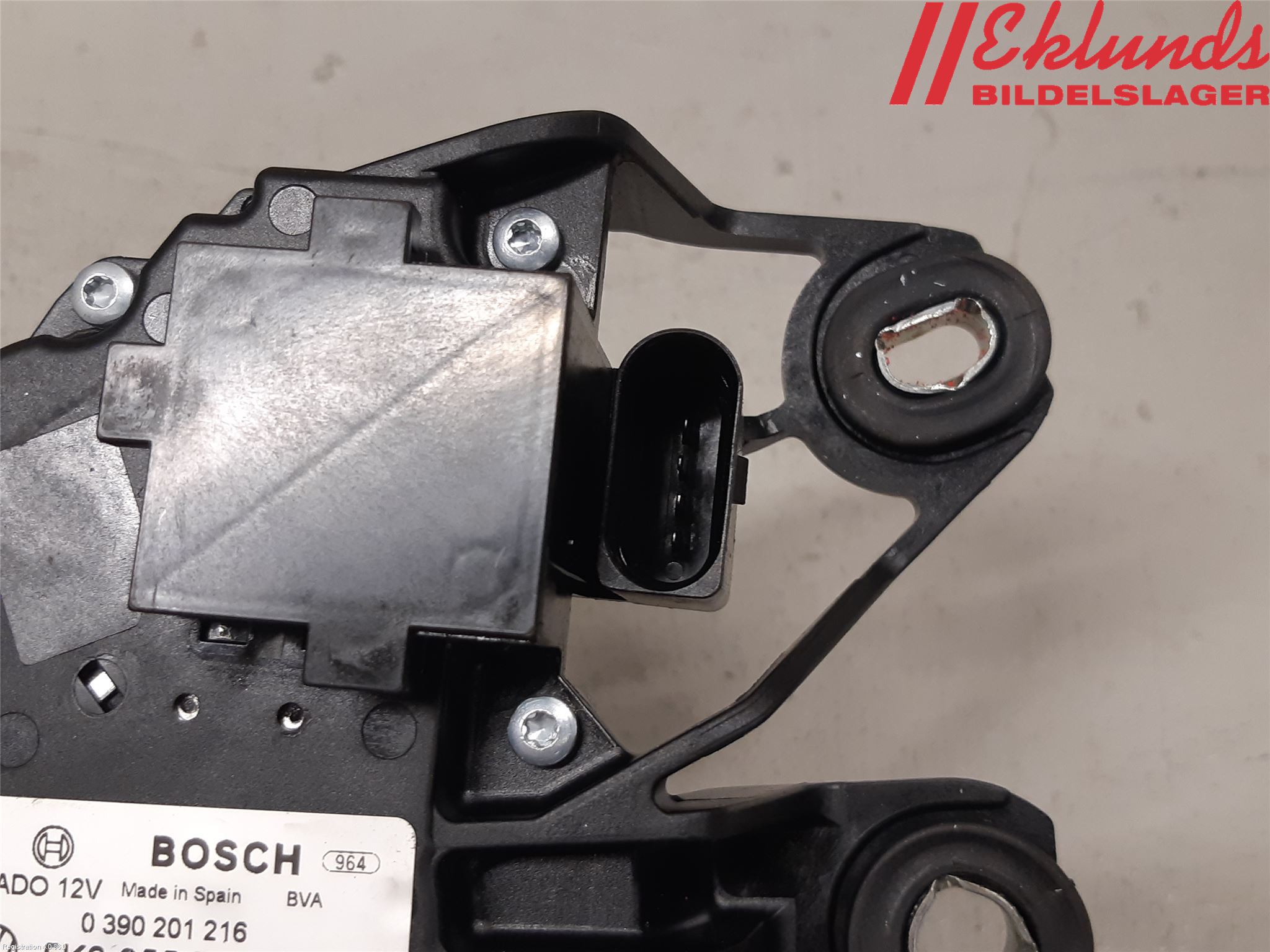 Volkswagen VW POLO 10-17 Torkarmotor Baklucka