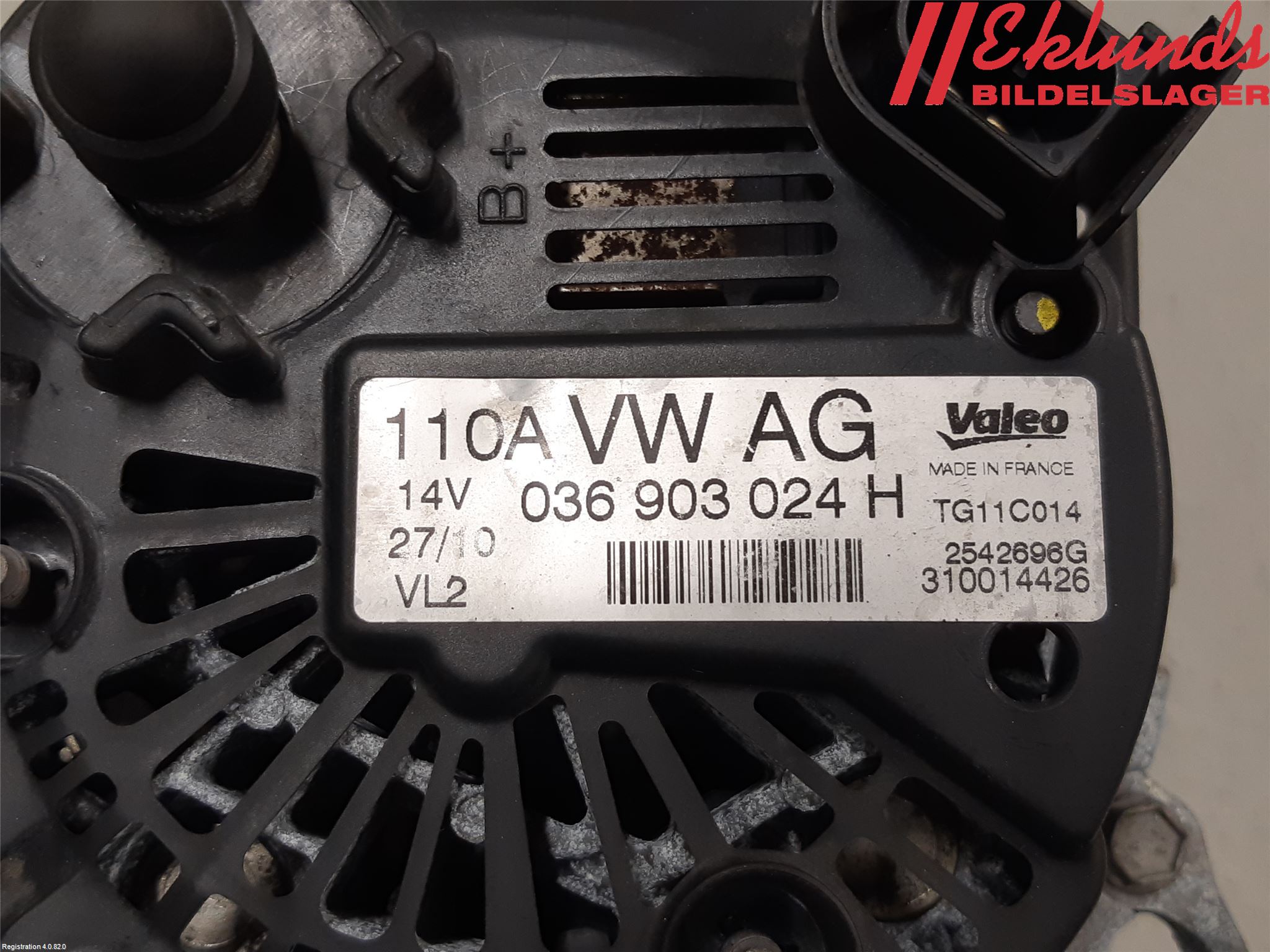 Volkswagen VW POLO 10-17 Generator