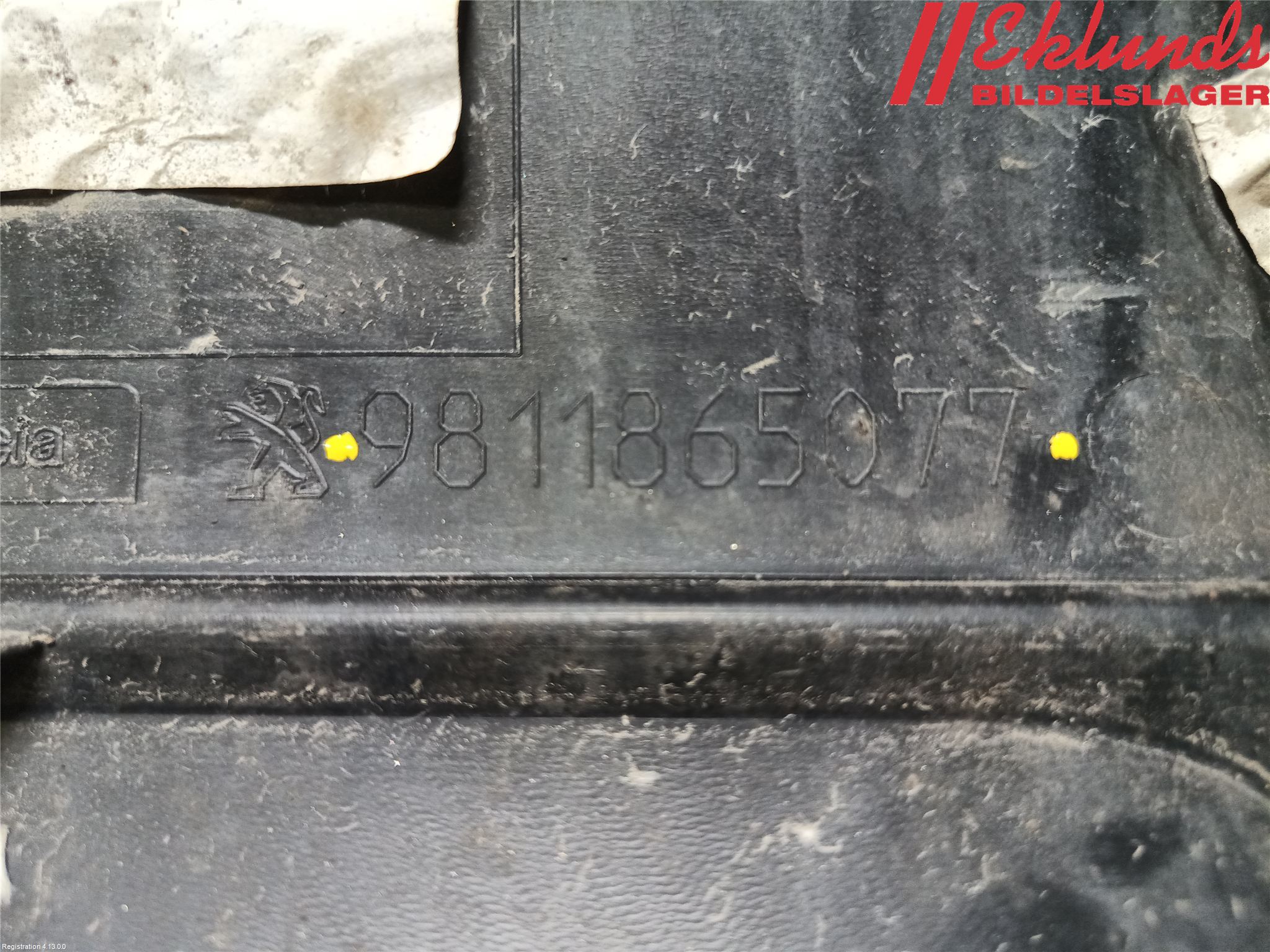 Peugeot 3008 17-24 Stötfångarbeklädnad Bak