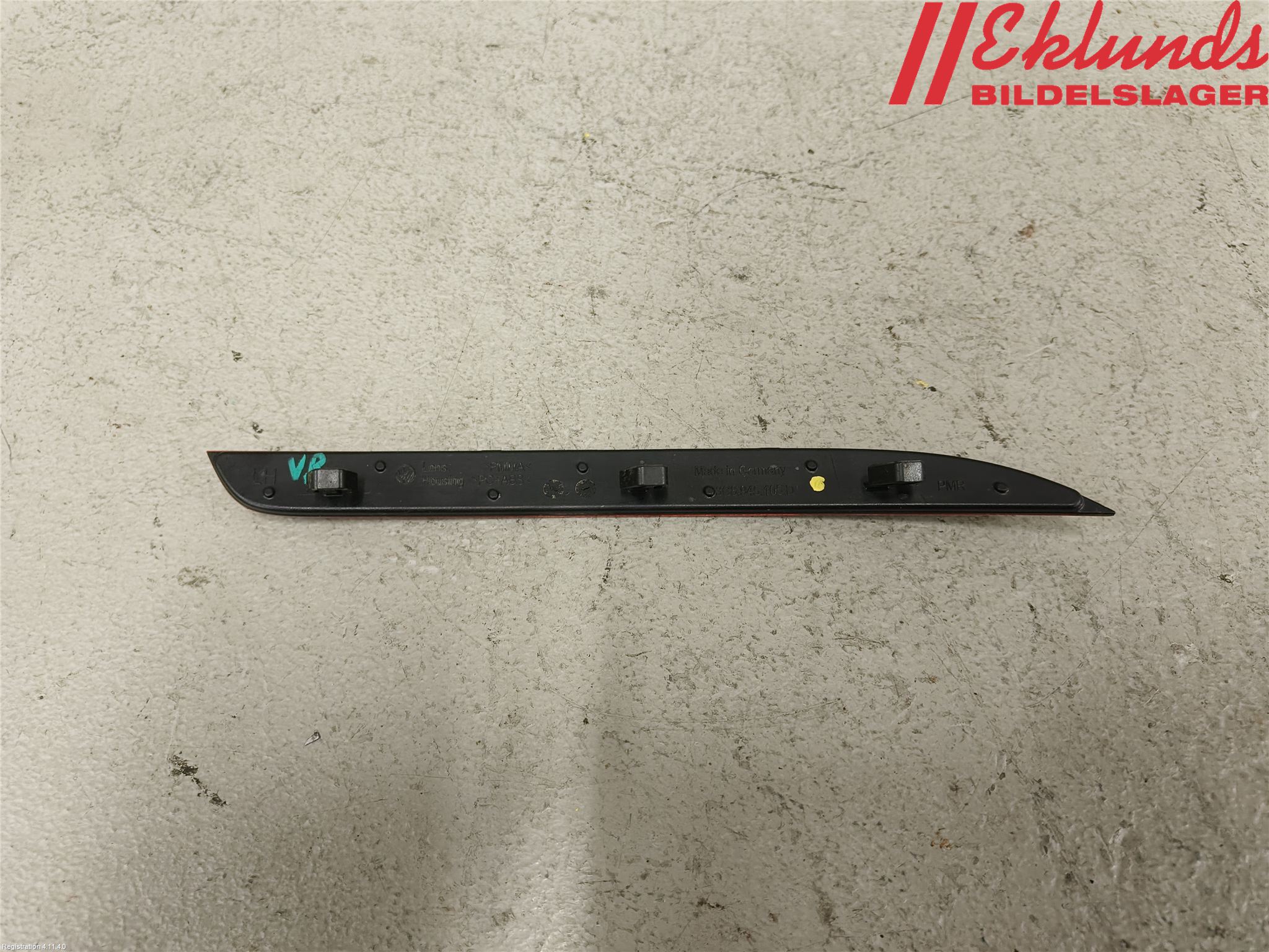Volkswagen VW GOLF / E-GOLF VII 13-20 Dimljus/Reflex Bak