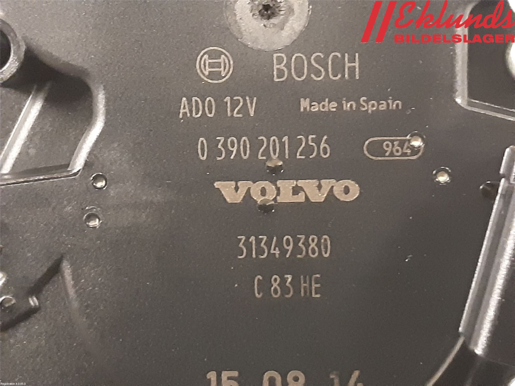 Volvo XC90/RECHARGE 16- Torkarmotor Baklucka