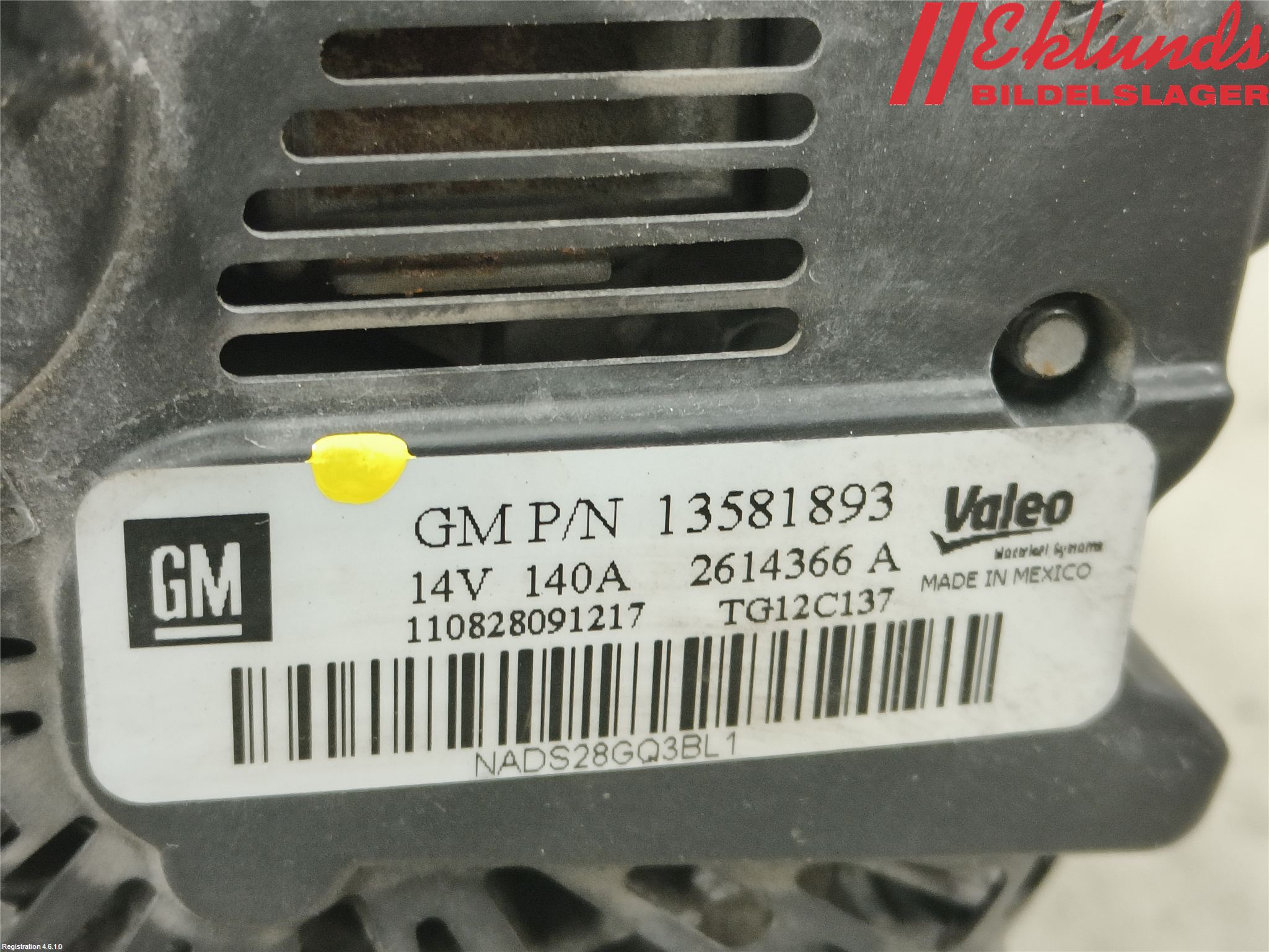 Opel CORSA D 07-14 Generator