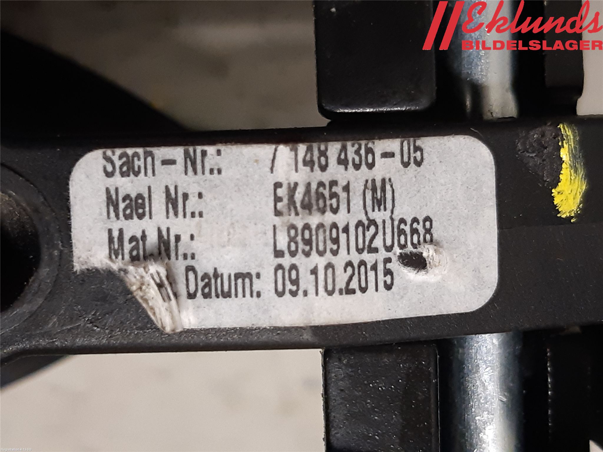 BMW 5 F10/F11/F18 09-17 Dörrhandtag Yttre Hö