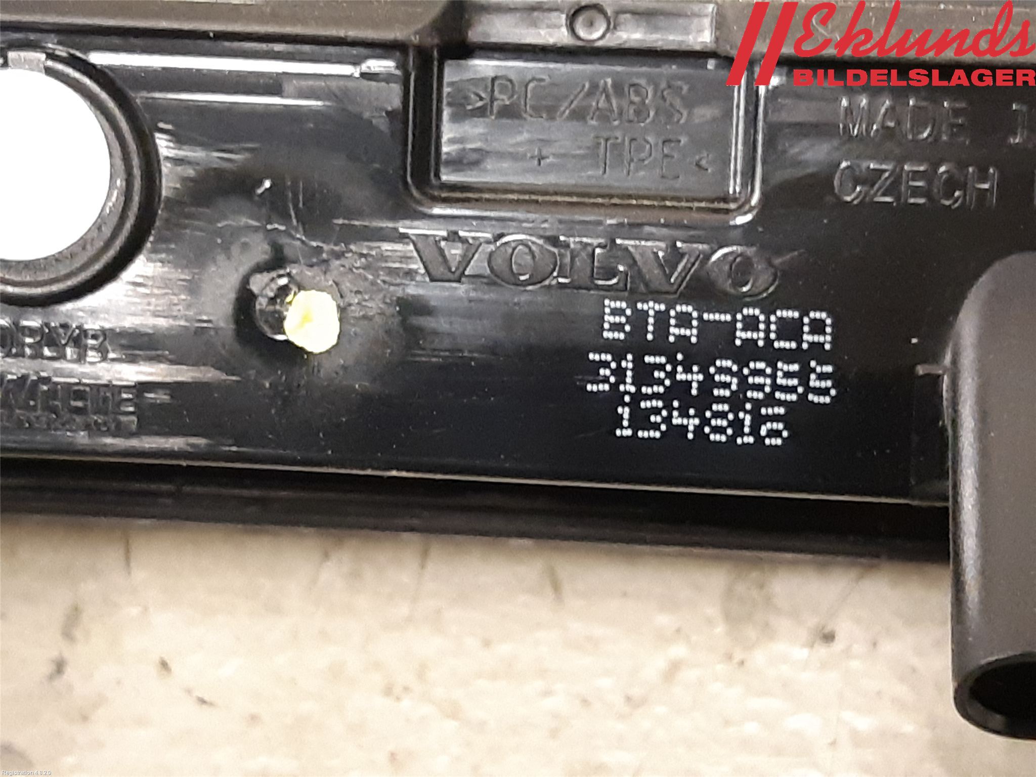 Volvo XC90/RECHARGE 16- Bakluckehandtag