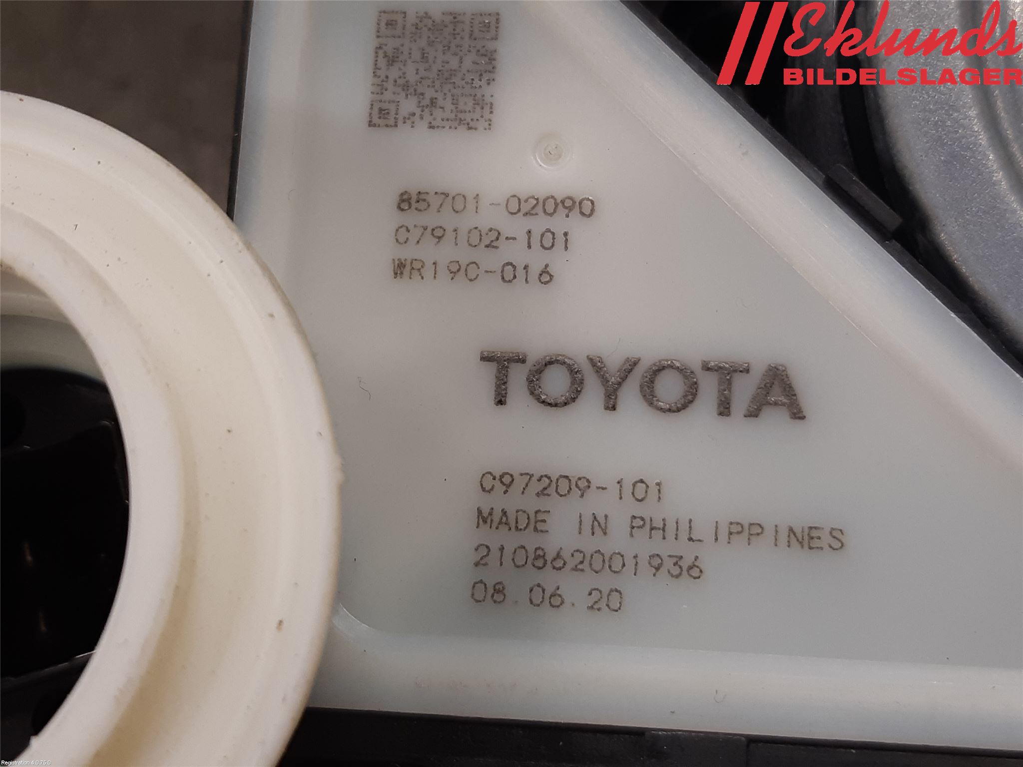 Toyota COROLLA 19- Fönsterhiss El Kompl