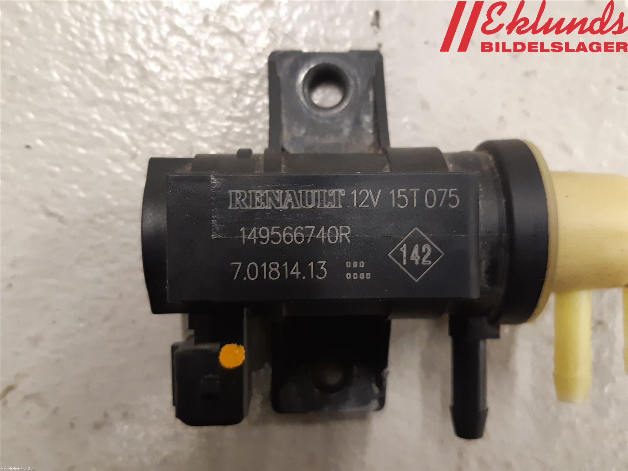 Renault TRAFIC/E-TECH 15- Magnetventil Laddtryck