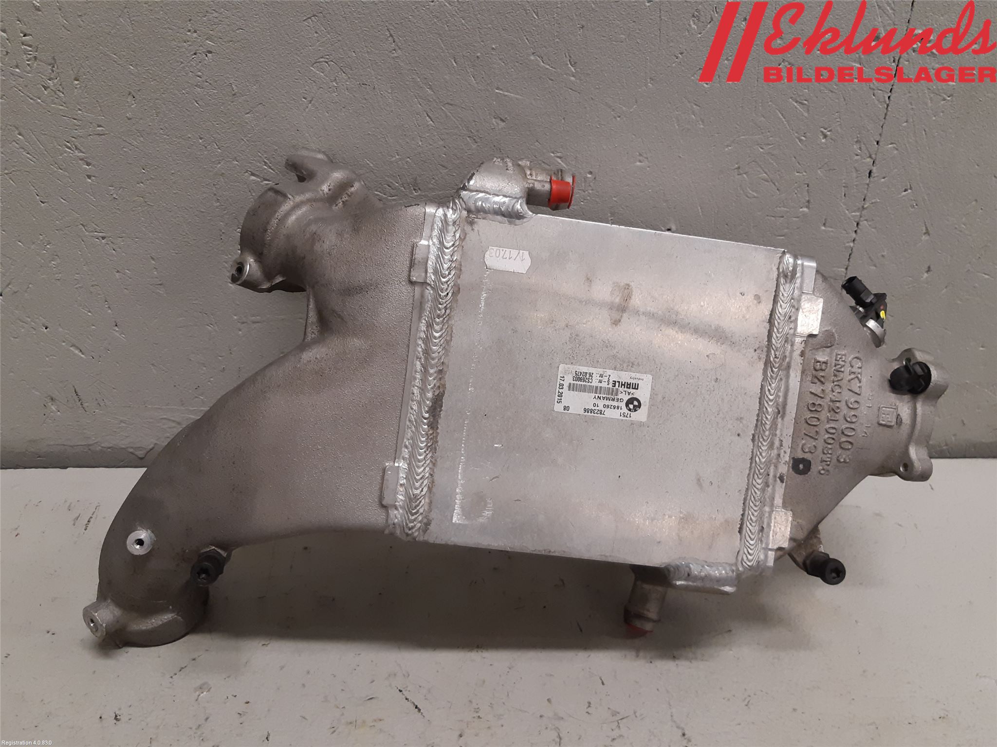 BMW 7 F01/02/03/04 09-15 Laddluft-Intercooler Kyl