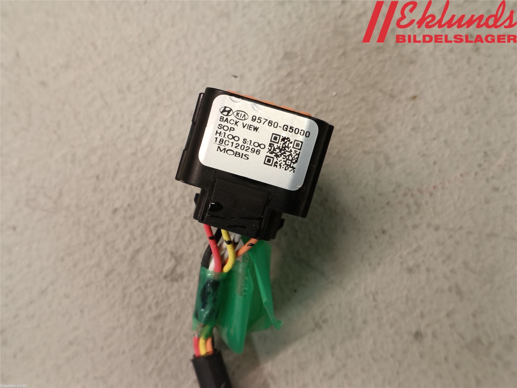 Kia NIRO (DE) 17-22 Parkeringshjälp Kamera