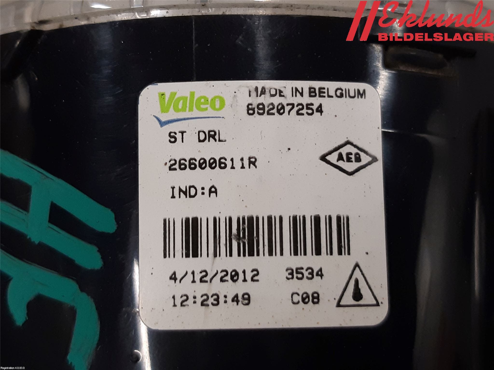 Mercedes-Benz MB CITAN (W415) 13-21 Dimljus-Varselljus Fram