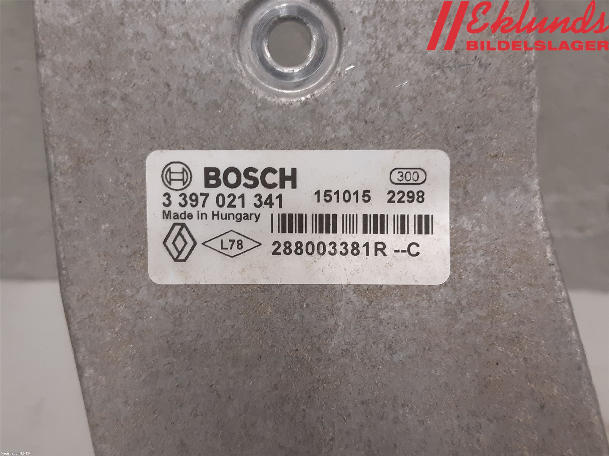 Renault ZOE/E-TECH 13- Torkarmekanism Vindruta