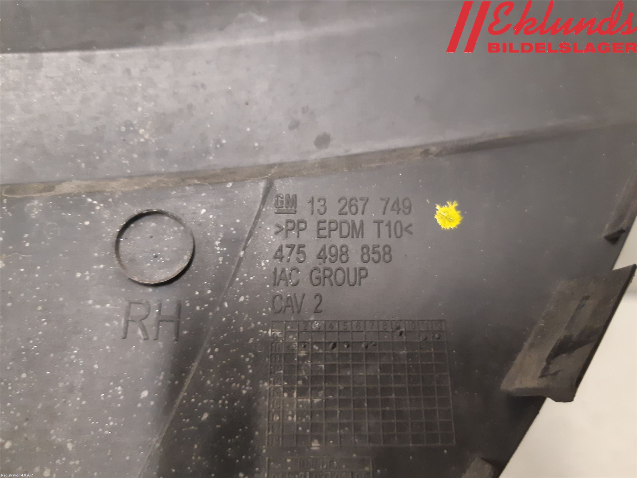 Opel MERIVA B 10-17 Stöt Utfyllnad-List-Grill