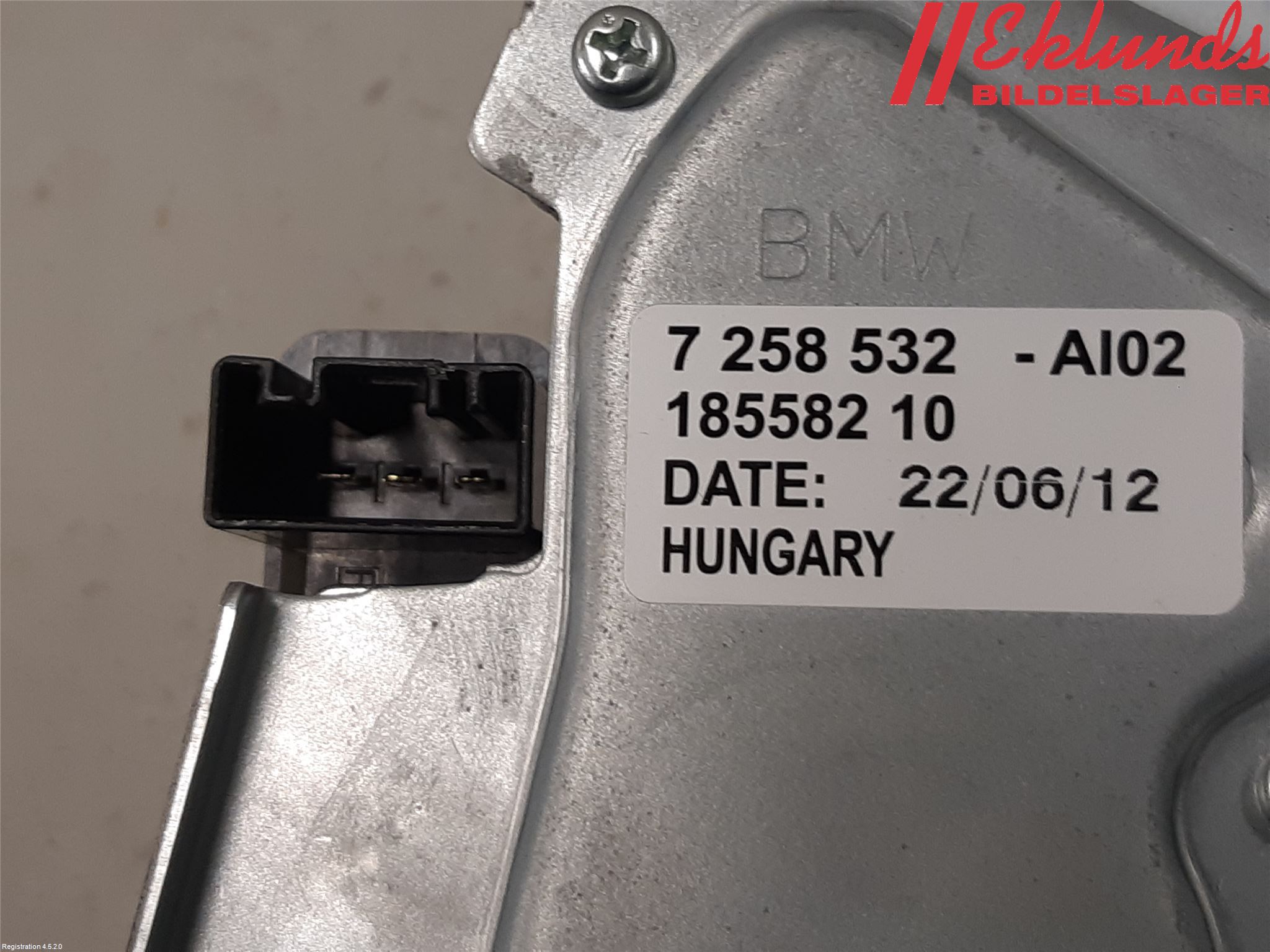 BMW 1 F20/F21 11-19 Torkarmotor Baklucka