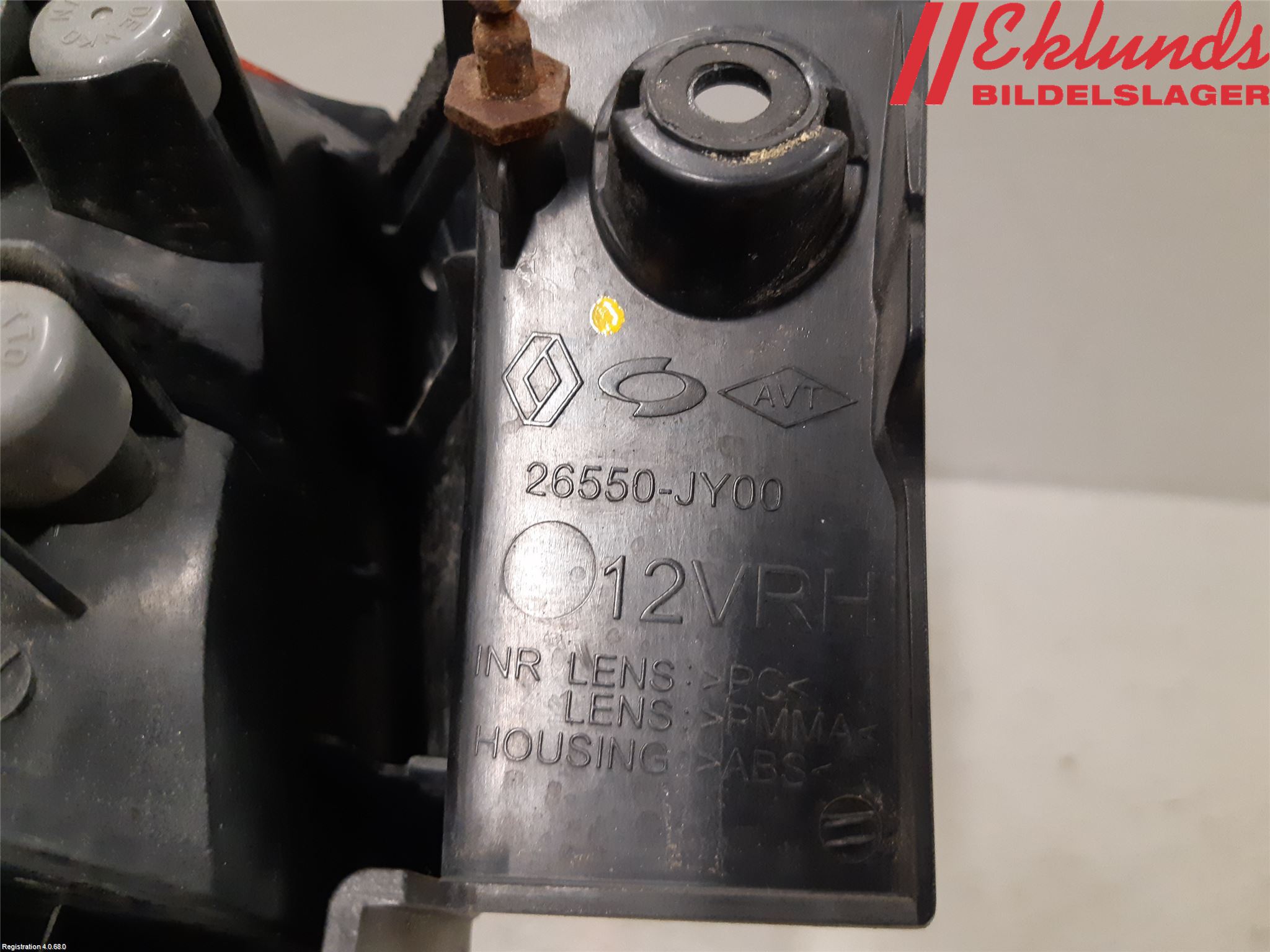 Renault KOLEOS I 08-10 Bakljus Höger