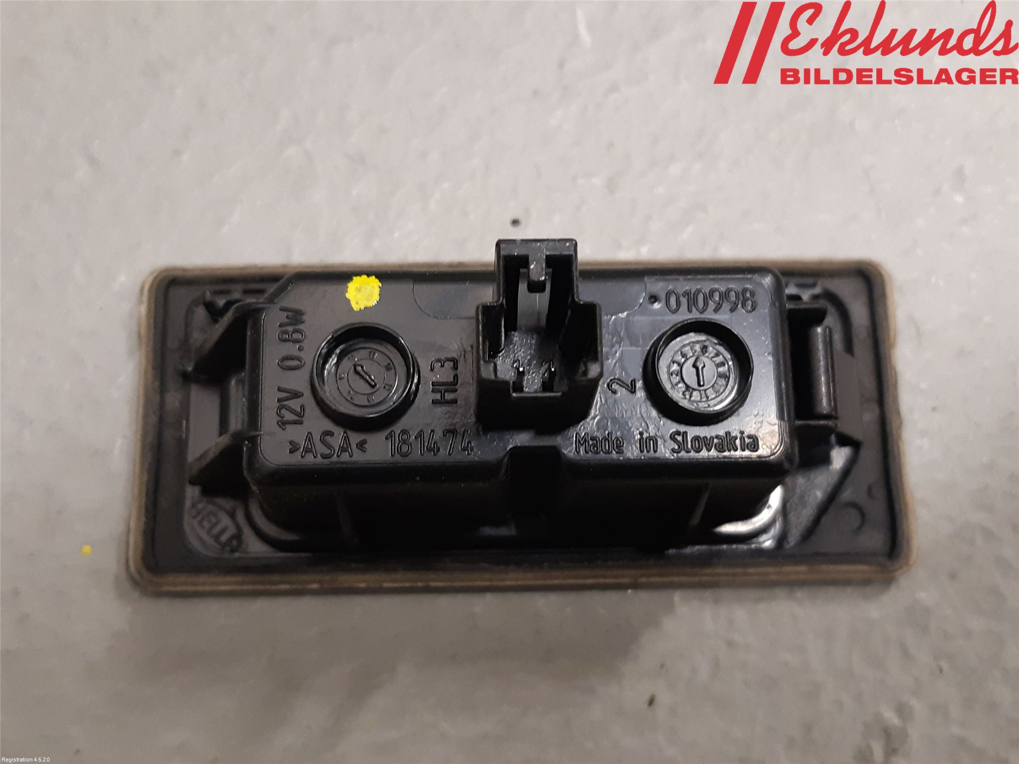 Audi A3/S3 8V 13-20 Skylt Belysning