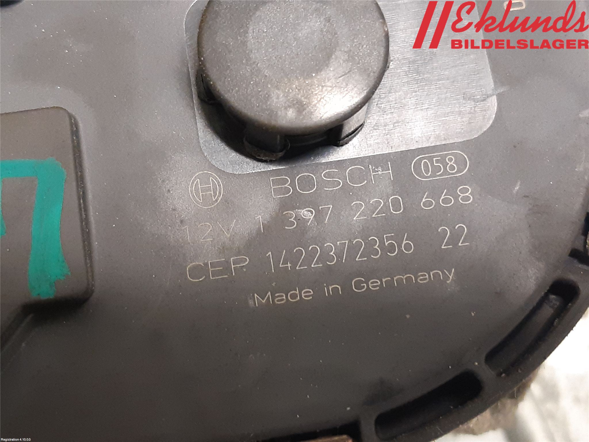 Volvo V70 14-16 Torkarmotor Vindruta