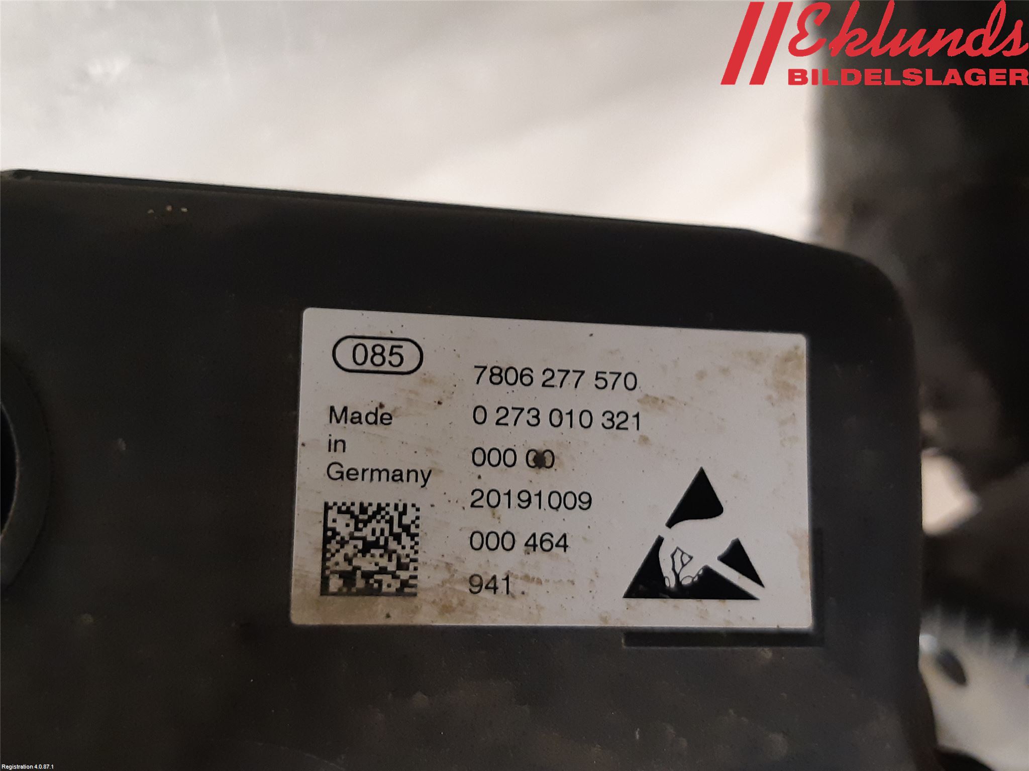 Volvo V60 19- Styrväxel Servo -Snäcka