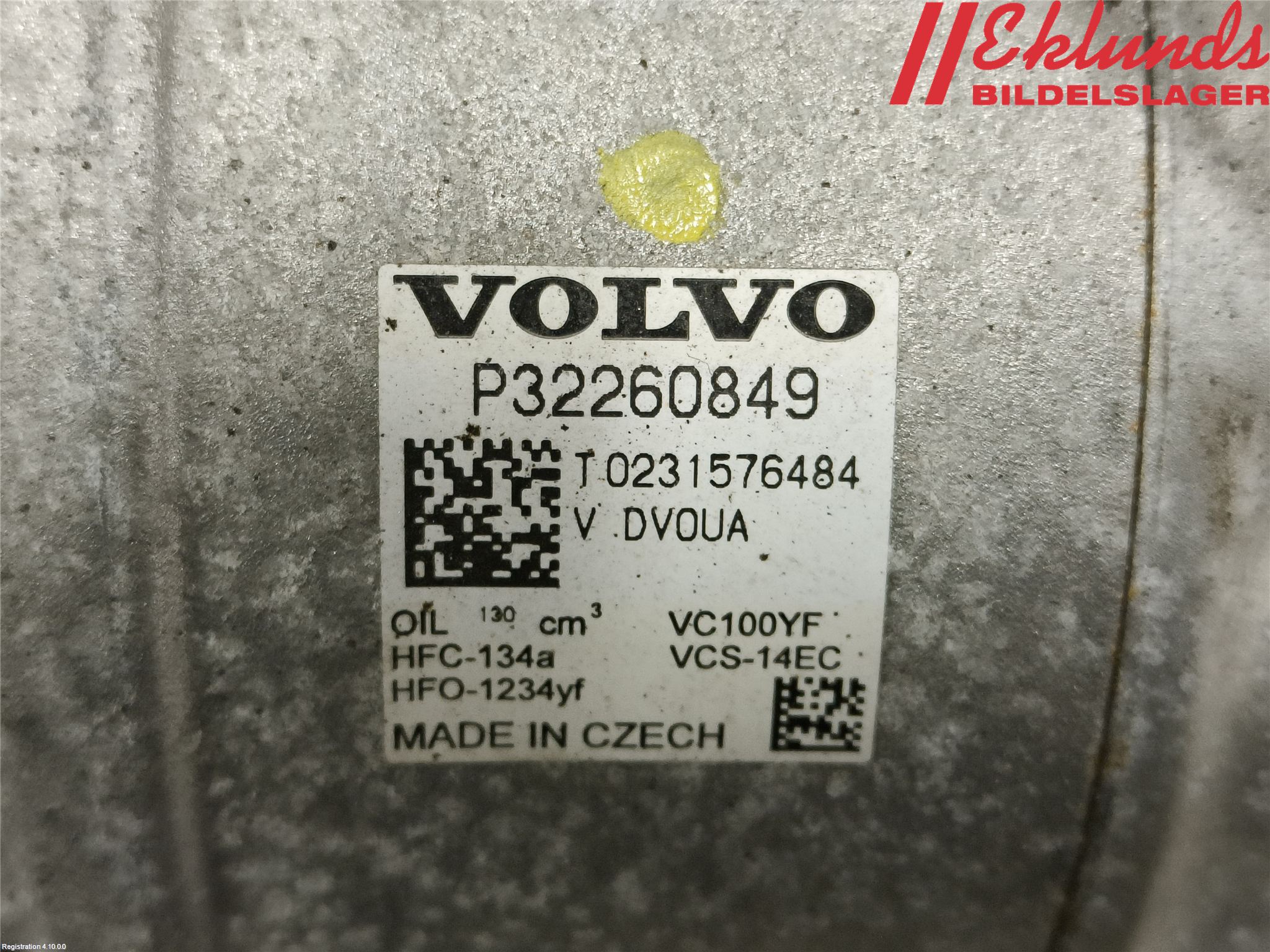 Volvo V60 19- Ac Kompressor