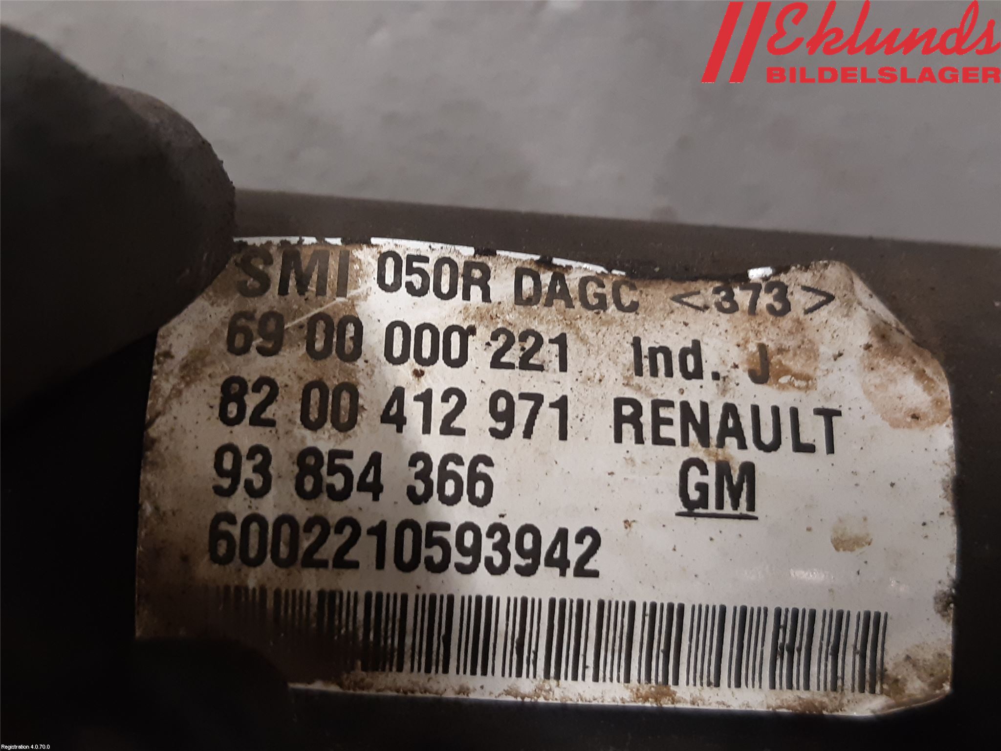 Opel VIVARO 01-14 Styrväxel Servo -Snäcka