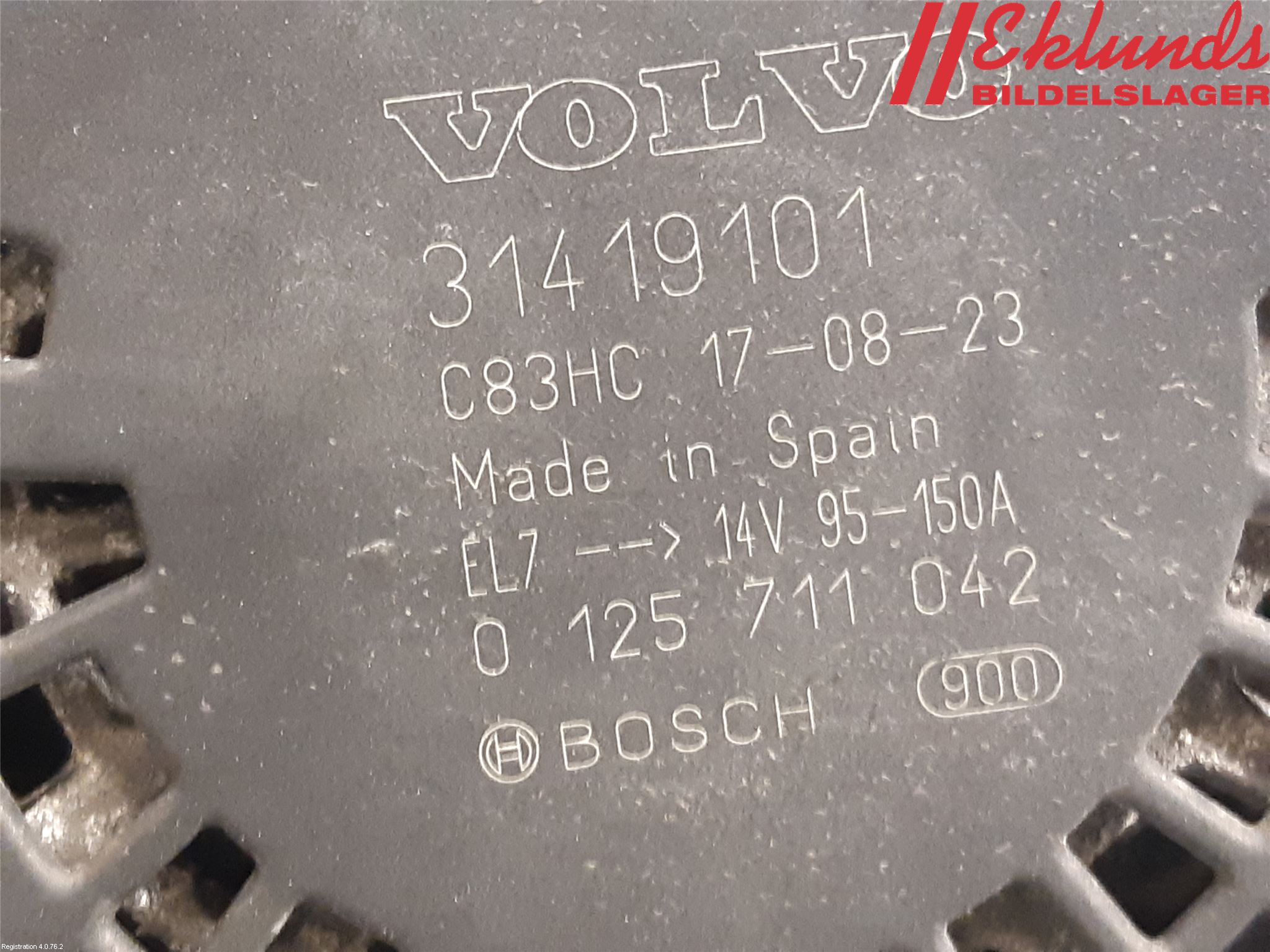 Volvo V60 CROSS COUNTRY 16-18 Generator