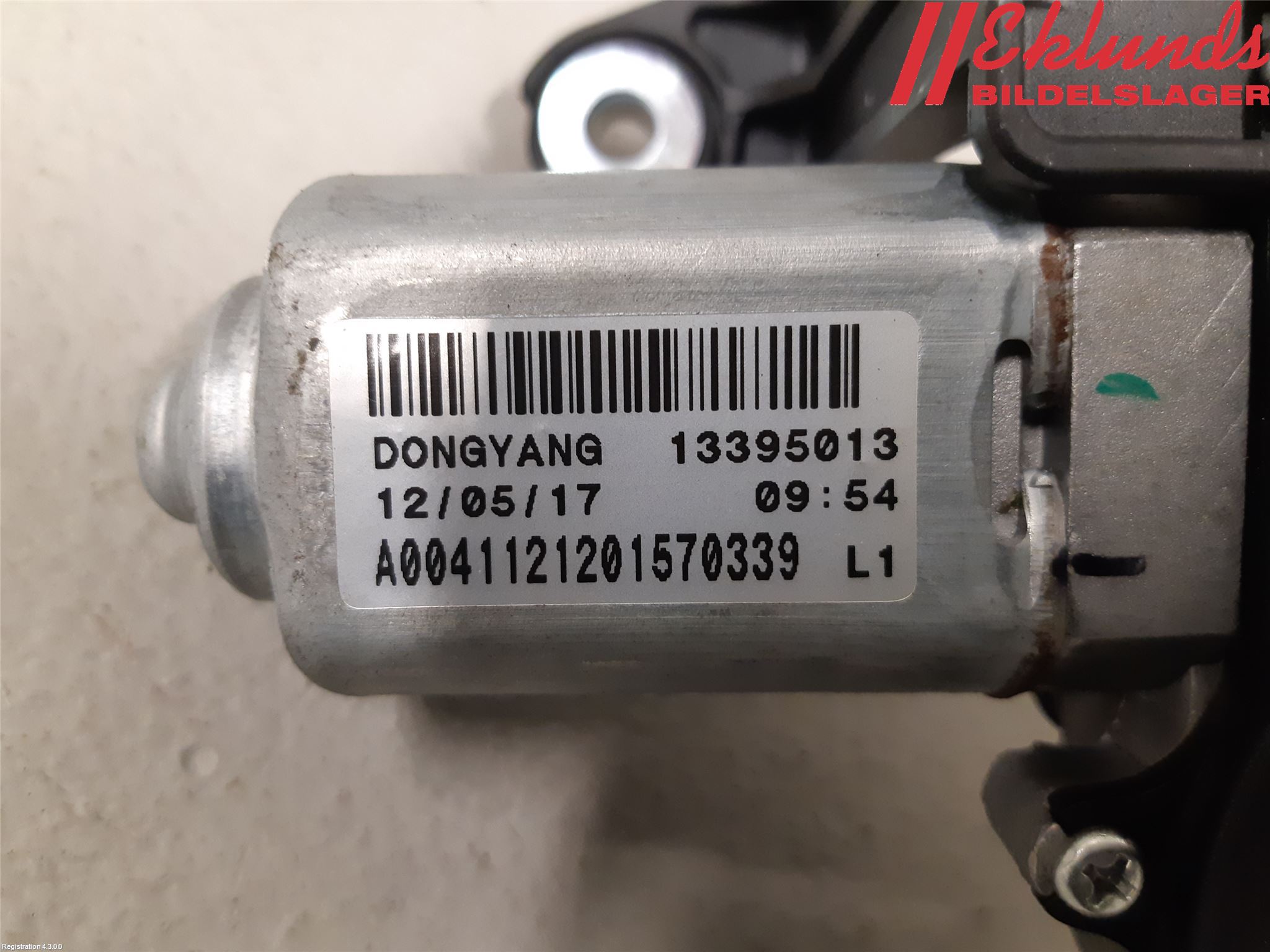 Opel ASTRA J 10-15 Torkarmotor Baklucka