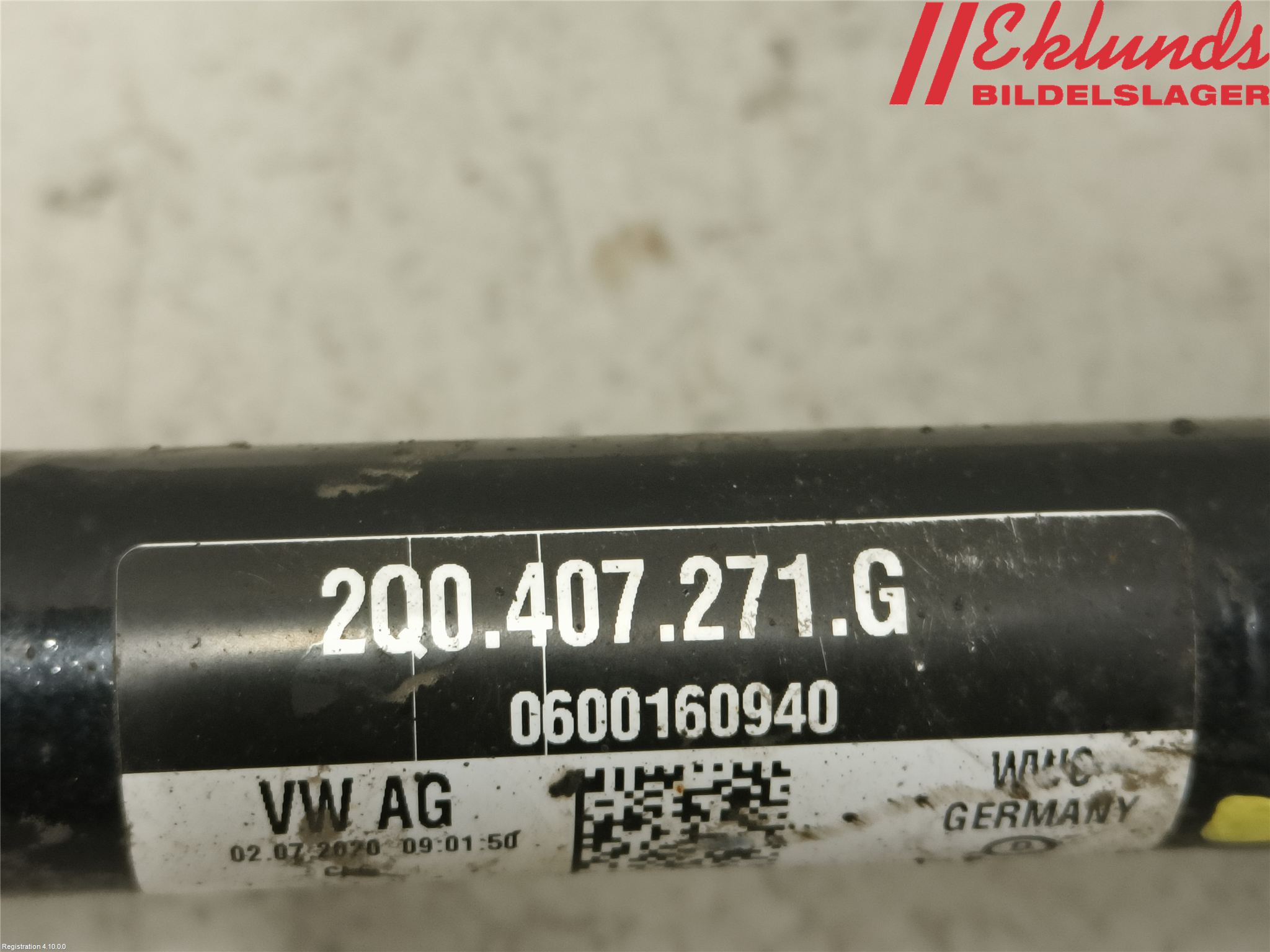 Skoda SCALA 19- Drivaxel Fram Vänster