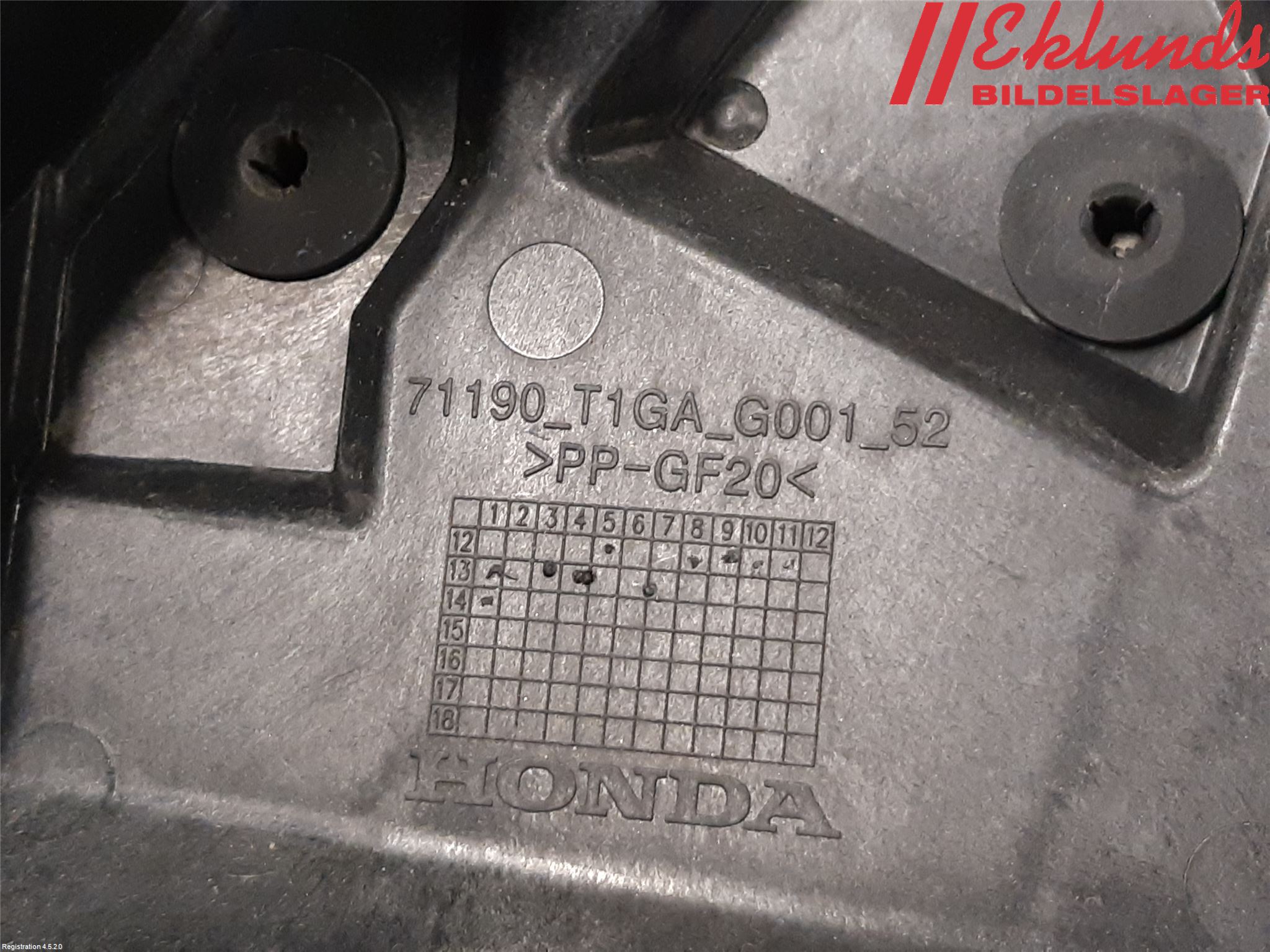 Honda CR-V 13-18 Strålkast Fästsarg